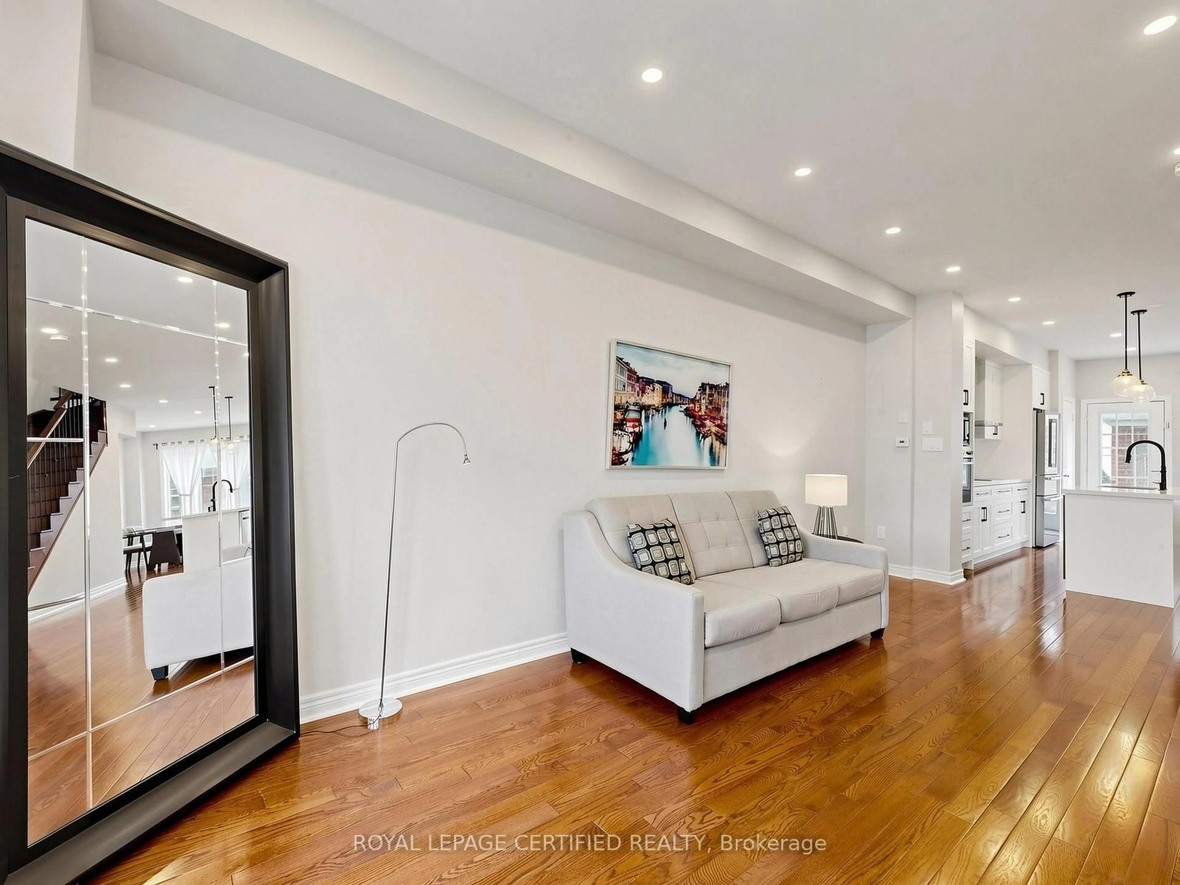 Living room with furniture, unknown for 47 Red Brick Rd, Markham Ontario L6B 0T8