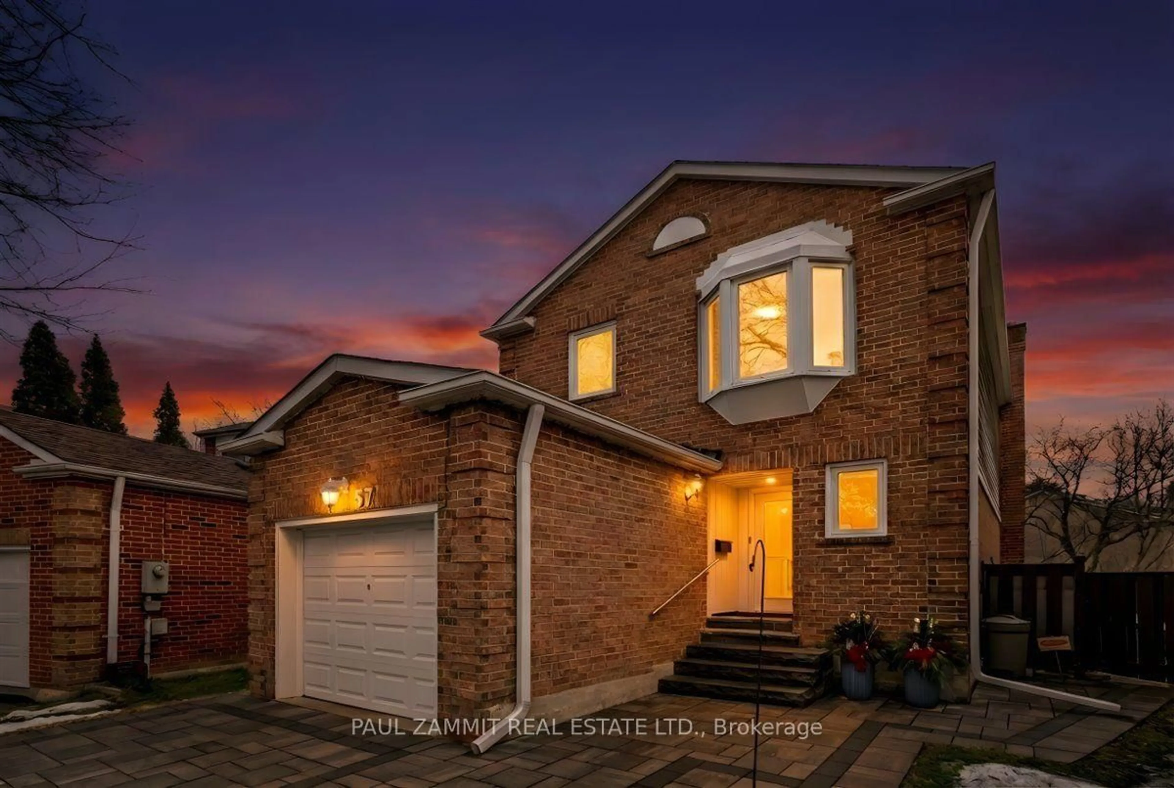 Home with brick exterior material, street for 57 Glenmanor Way, Vaughan Ontario L4J 3A3