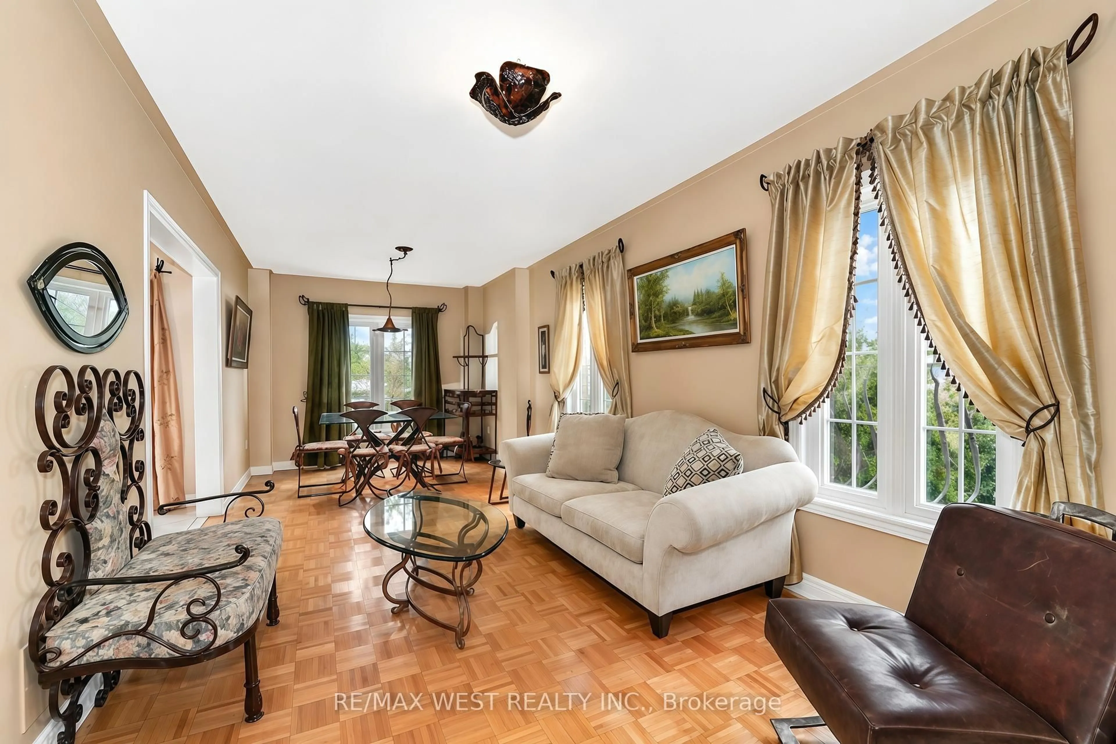 Living room with furniture, ceramic/tile floor for 149 Foxchase Ave, Vaughan Ontario L4L 9H3