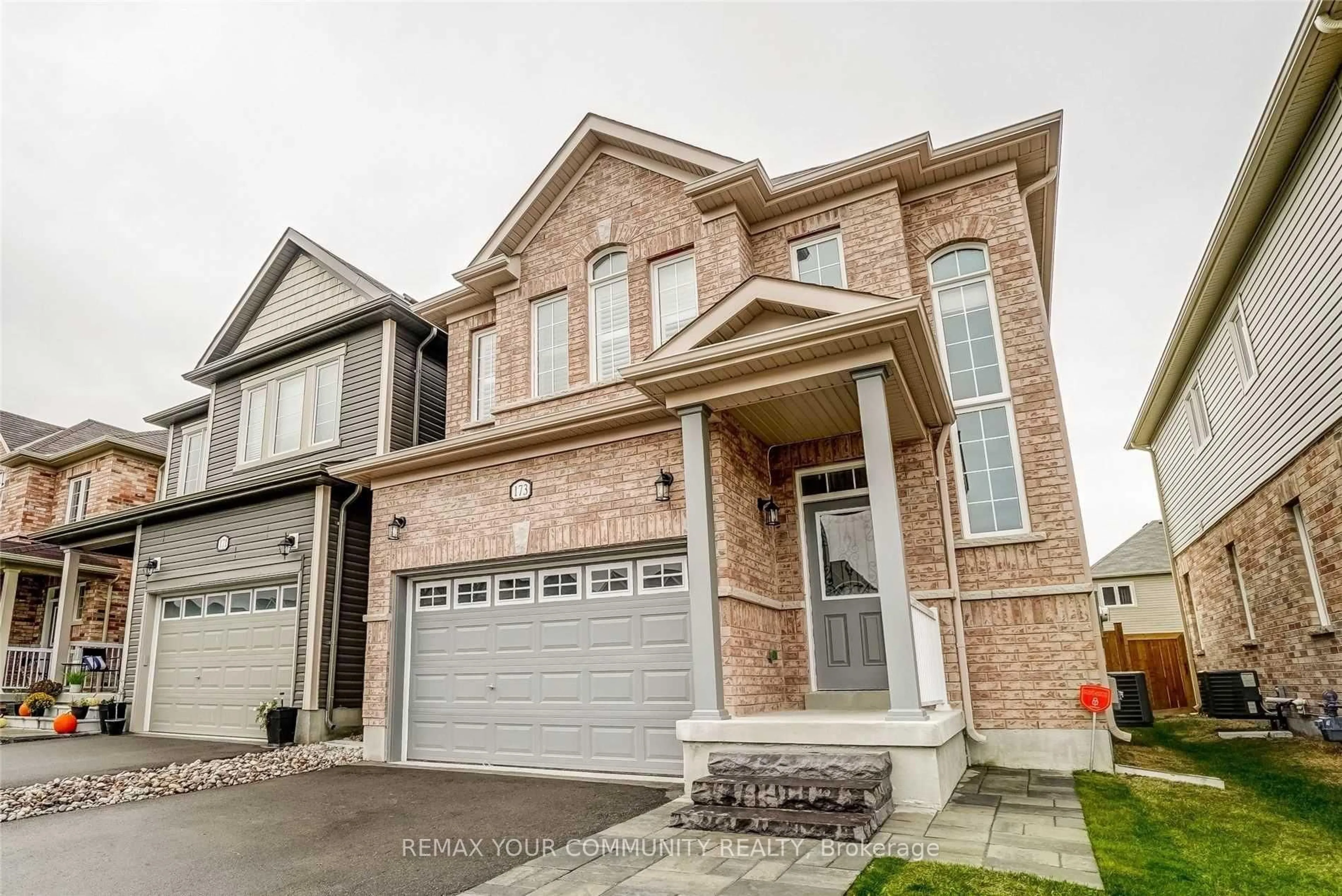 Home with brick exterior material, street for 173 Wagner Cres, Essa Ontario L3W 0R7