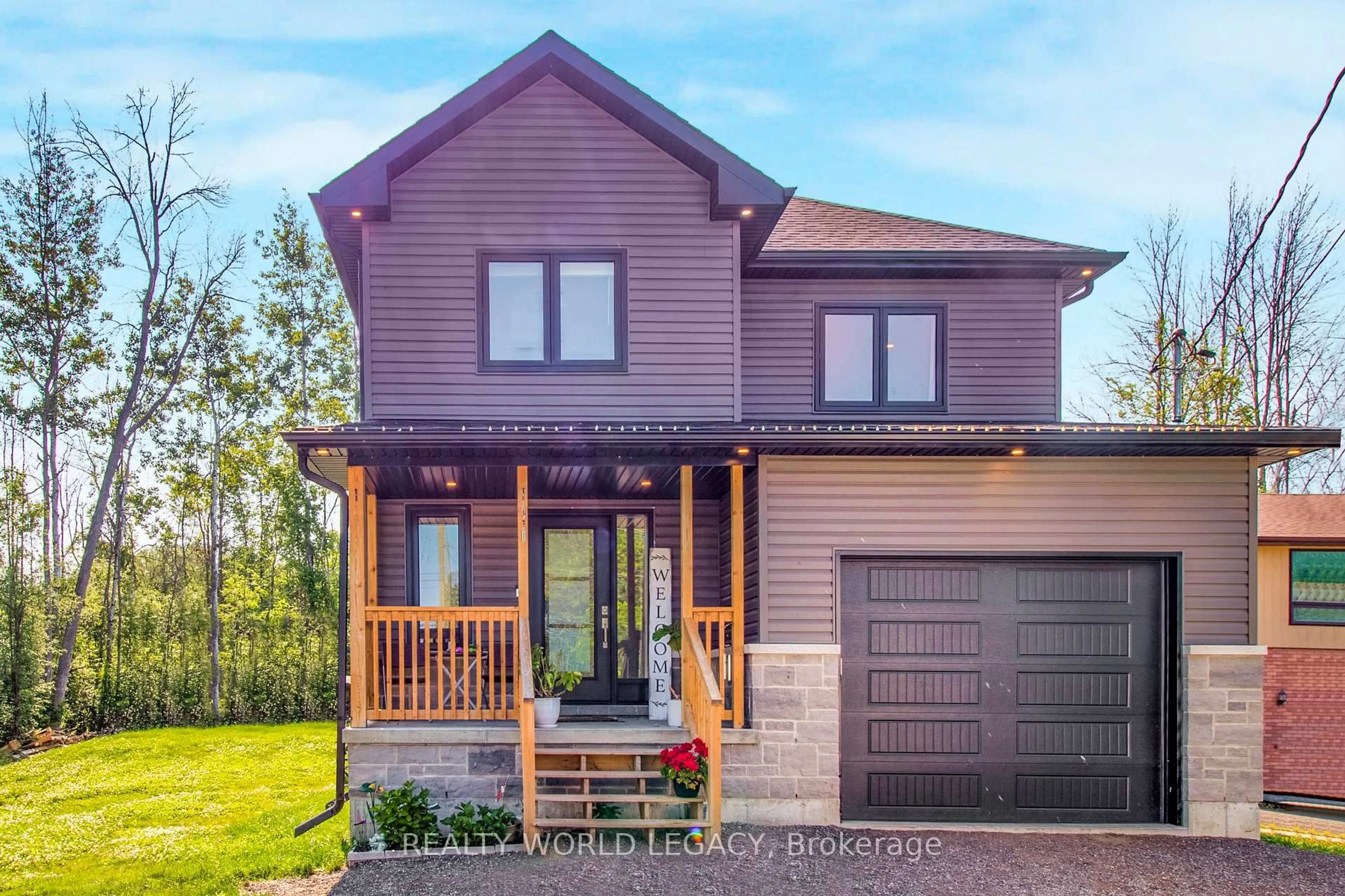 Home with brick exterior material, street for 25555 Maple Beach Rd, Brock Ontario L0K 1A0