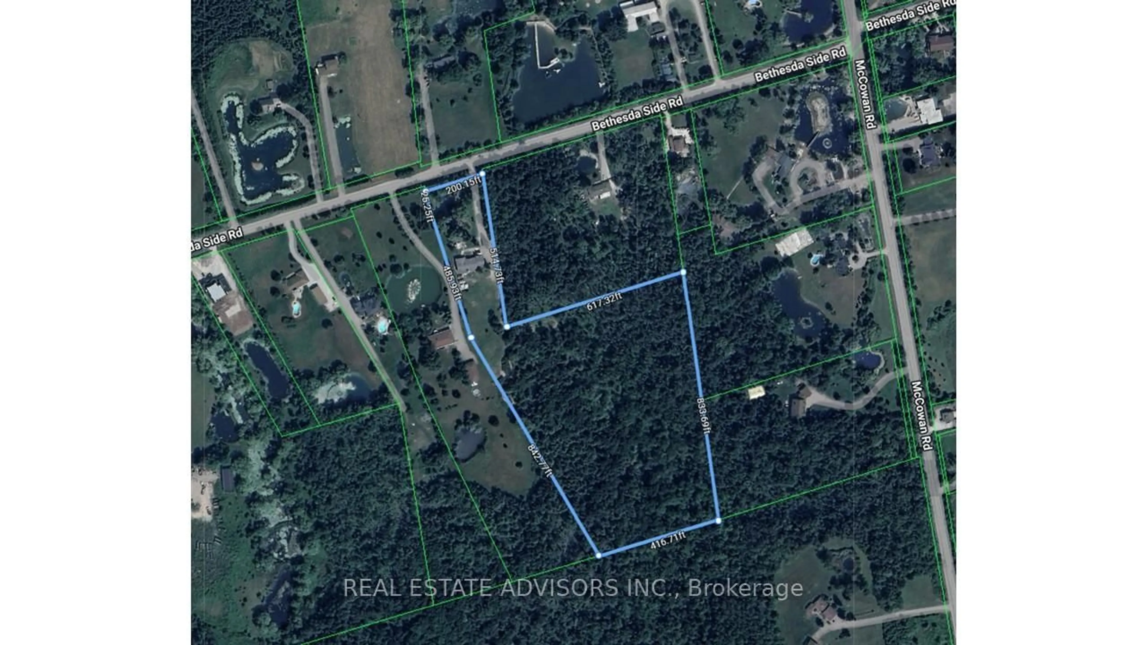 Picture of a map for 4367 Bethesda Sdrd, Whitchurch-Stouffville Ontario L4A 7X5