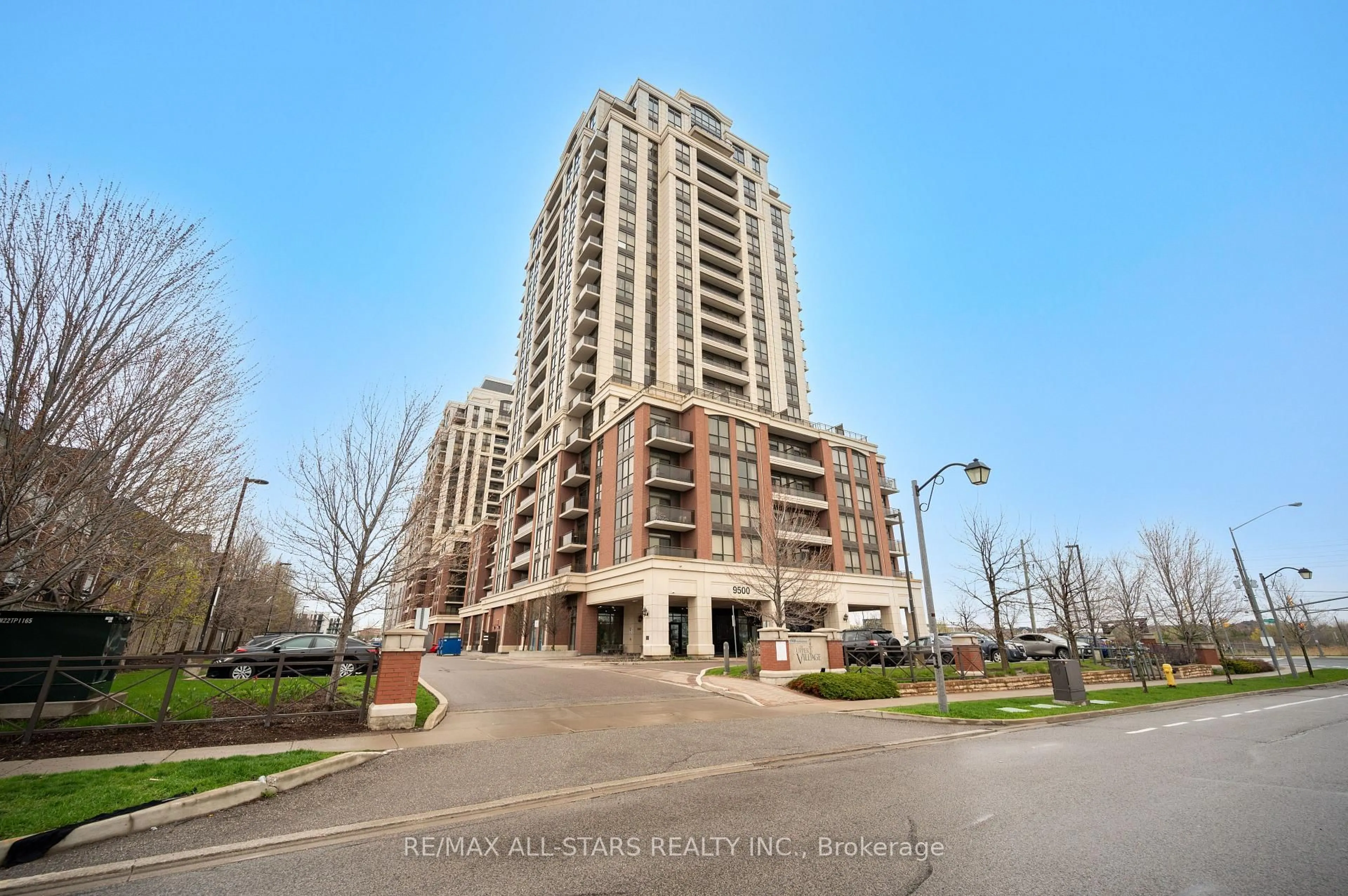 A pic from outside/outdoor area/front of a property/back of a property/a pic from drone, building for 9500 Markham Rd #218, Markham Ontario L6E 0N7