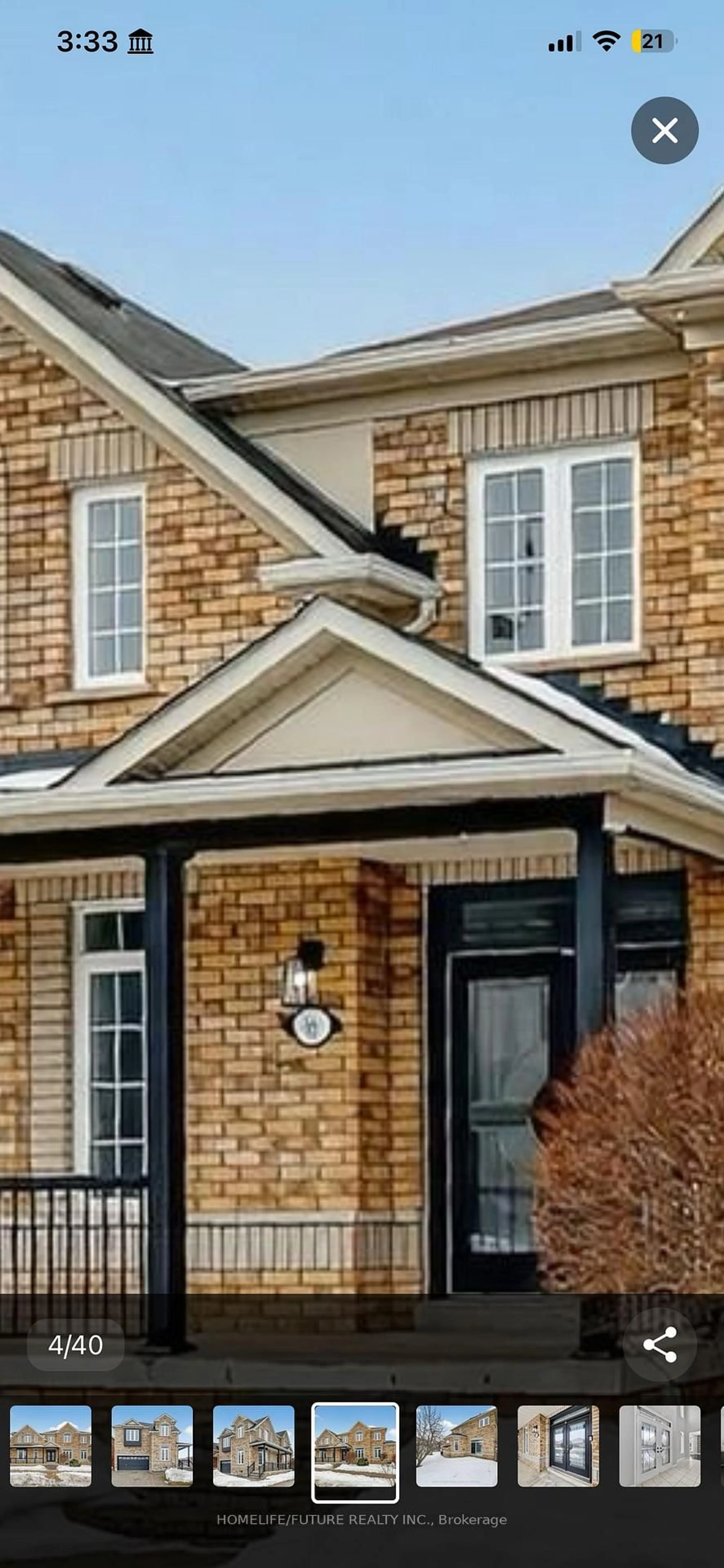 Home with brick exterior material, street for 66 Alfred Paterson Dr, Markham Ontario L6E 1J5