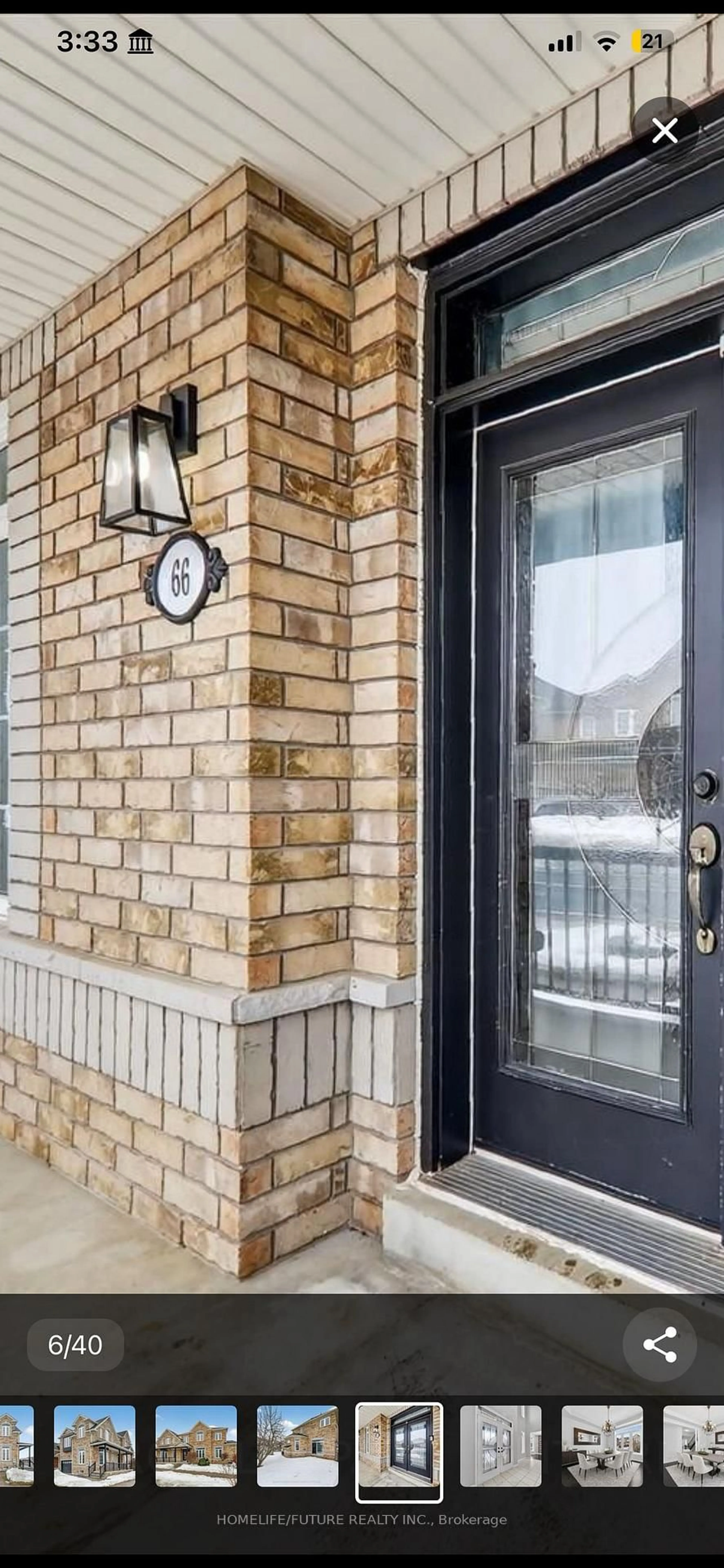 Home with brick exterior material, street for 66 Alfred Paterson Dr, Markham Ontario L6E 1J5