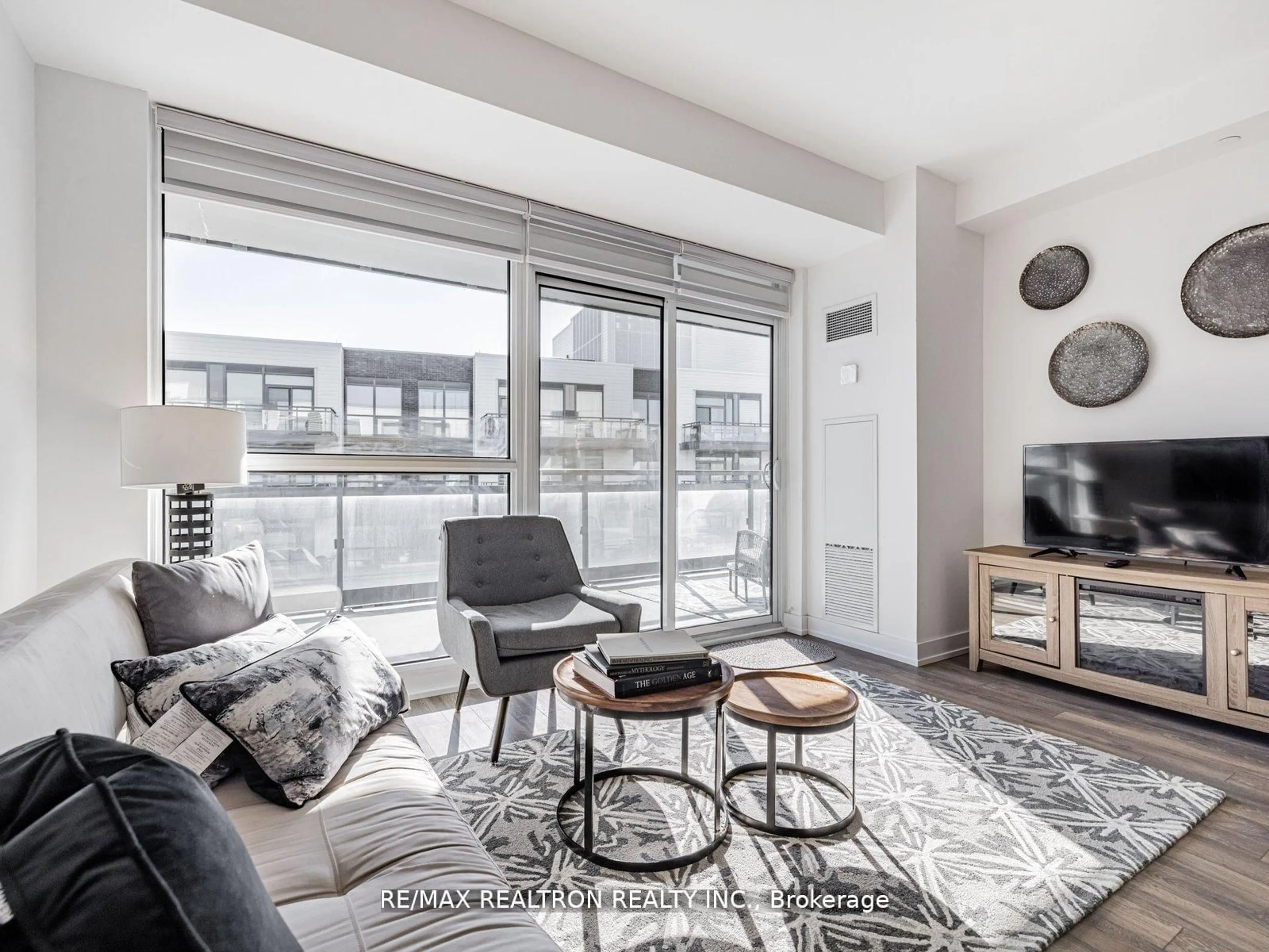 Living room with furniture, unknown for 301 Sea Ray Ave #C312, Innisfil Ontario L9S 0L8