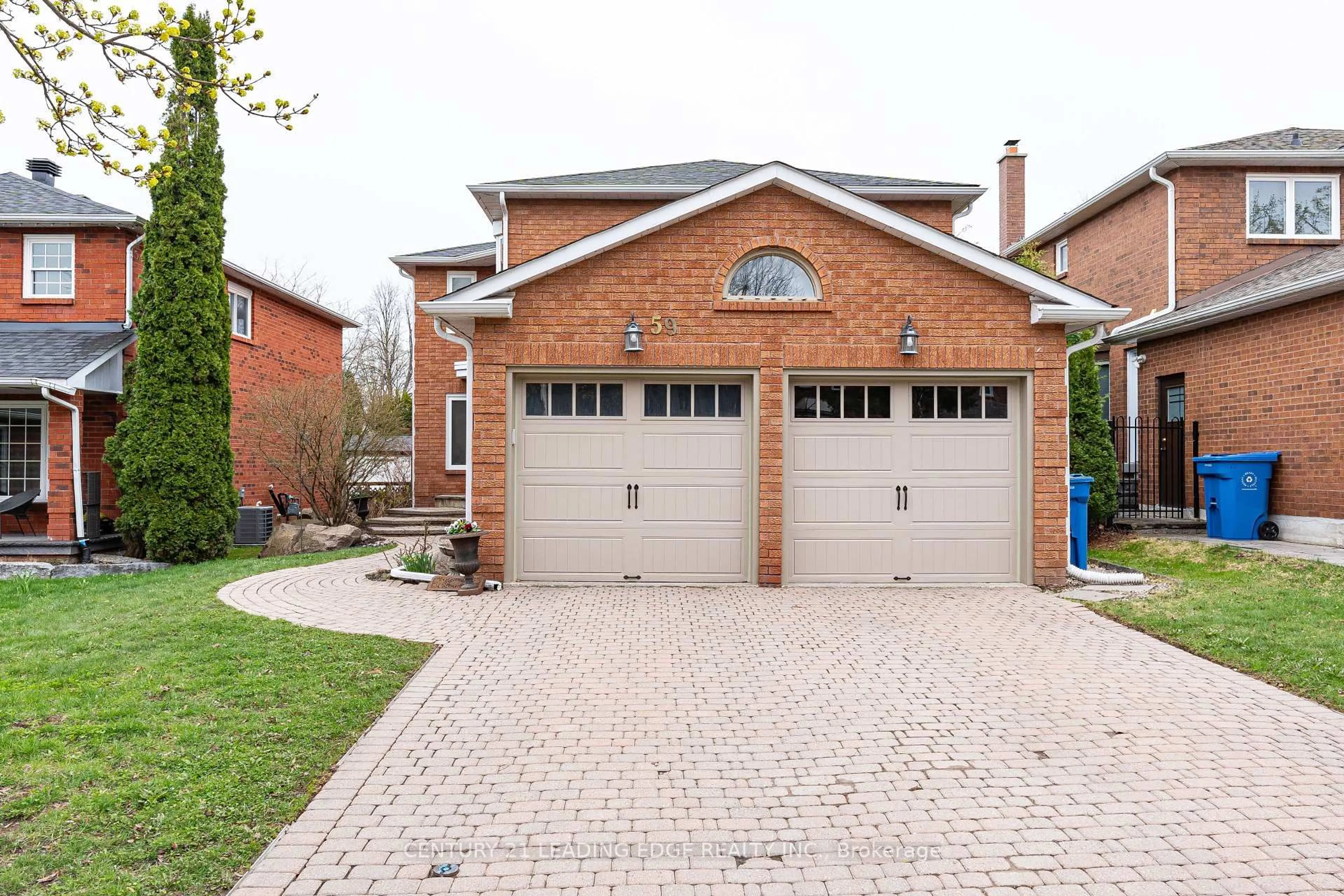 Home with brick exterior material, street for 59 Lanewood Dr, Aurora Ontario L4G 4V4