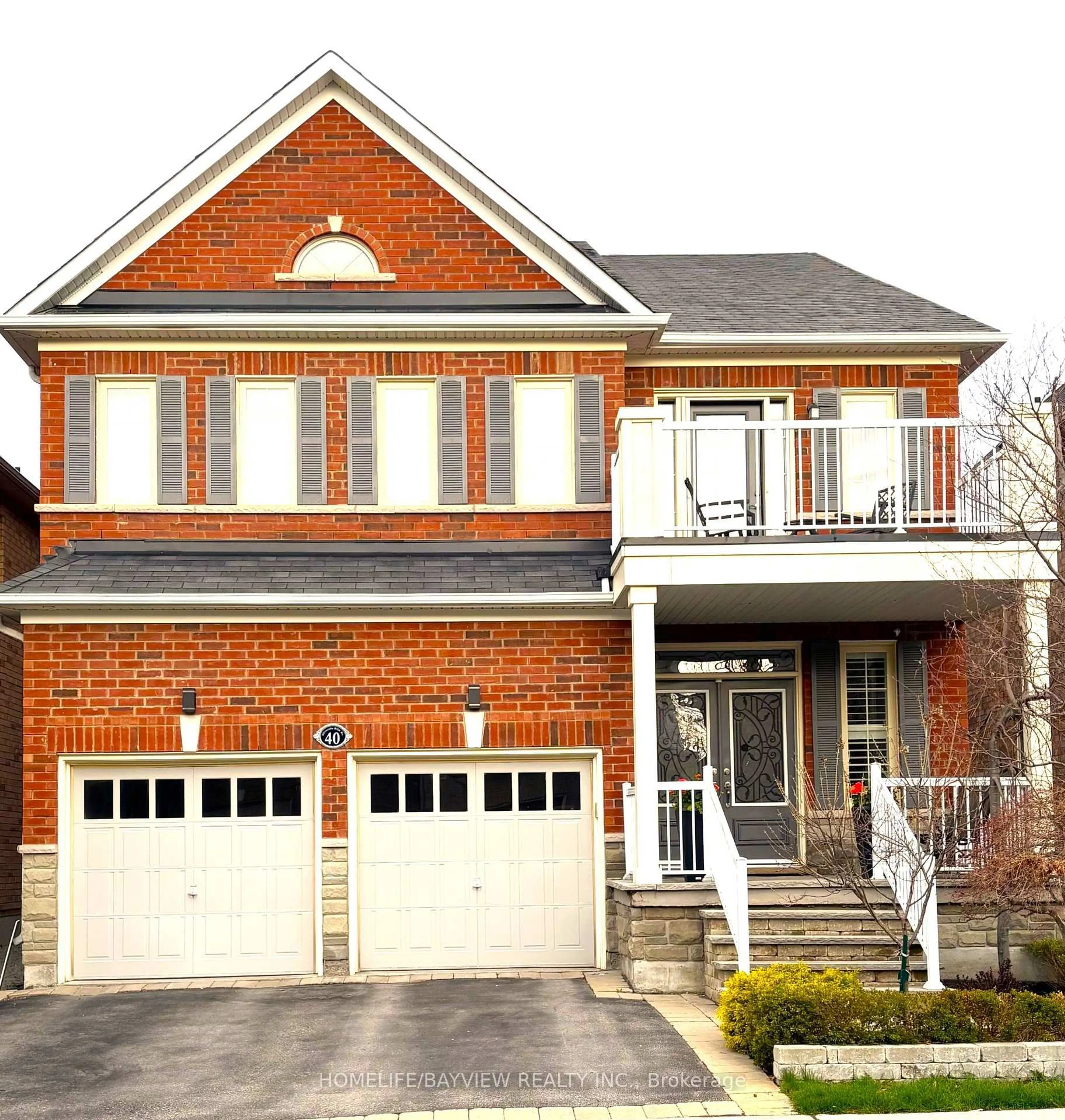 Home with brick exterior material, street for 40 Silverado Hills Dr, Markham Ontario L6C 0H1