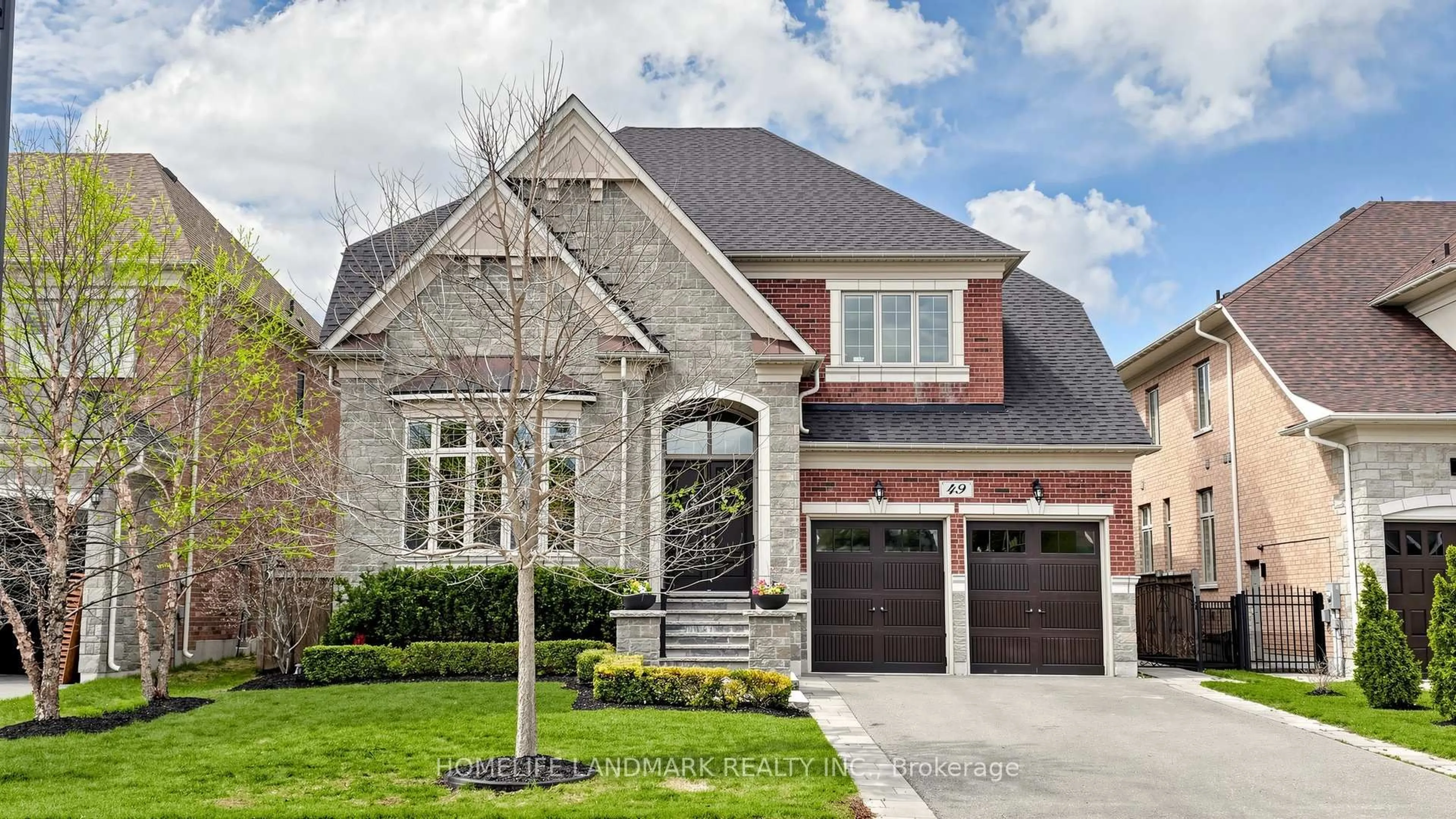 Home with brick exterior material, street for 49 Langdon Dr, King Ontario L7B 0L9