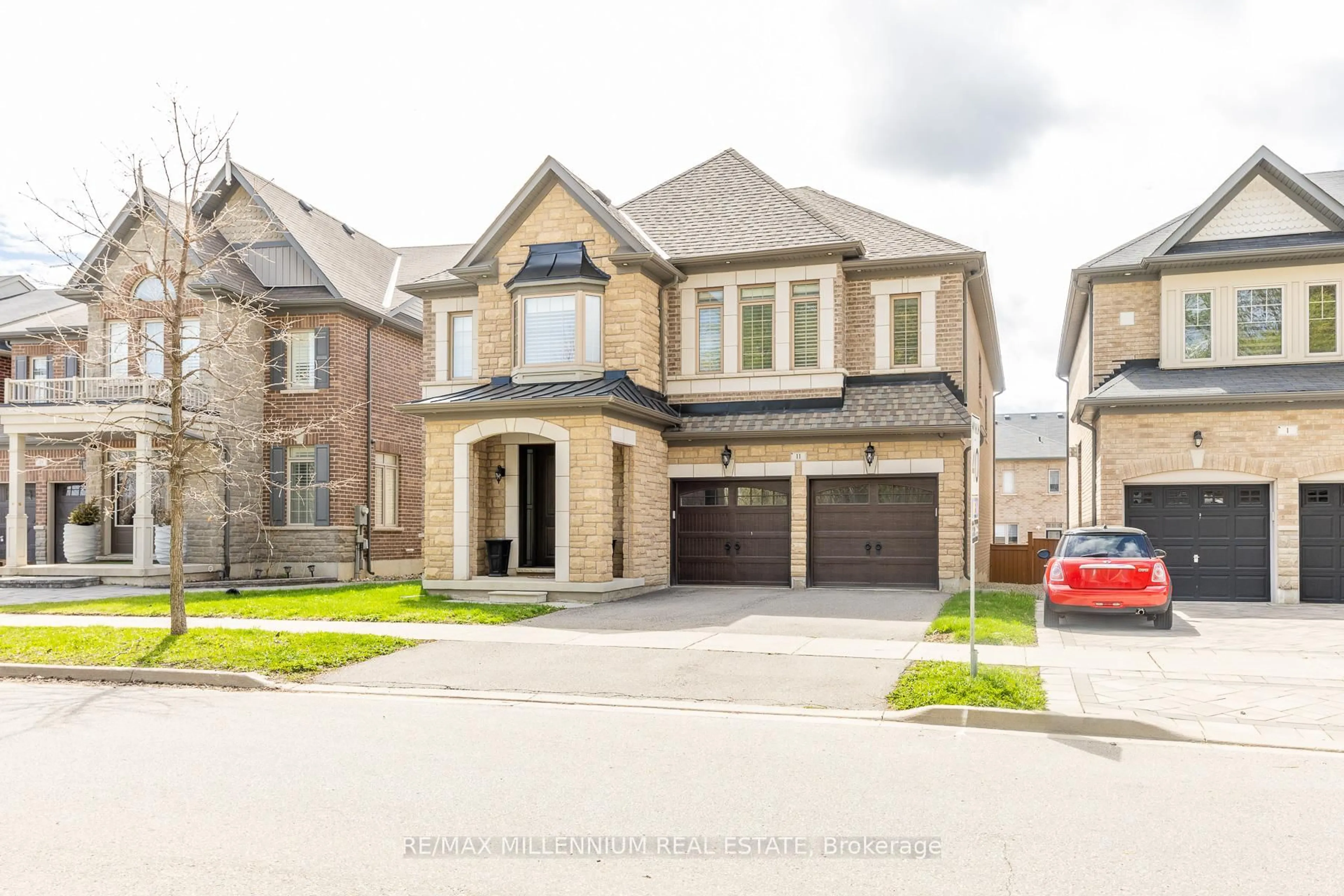 Home with brick exterior material, street for 11 Algoma Dr, Vaughan Ontario L4H 4H6