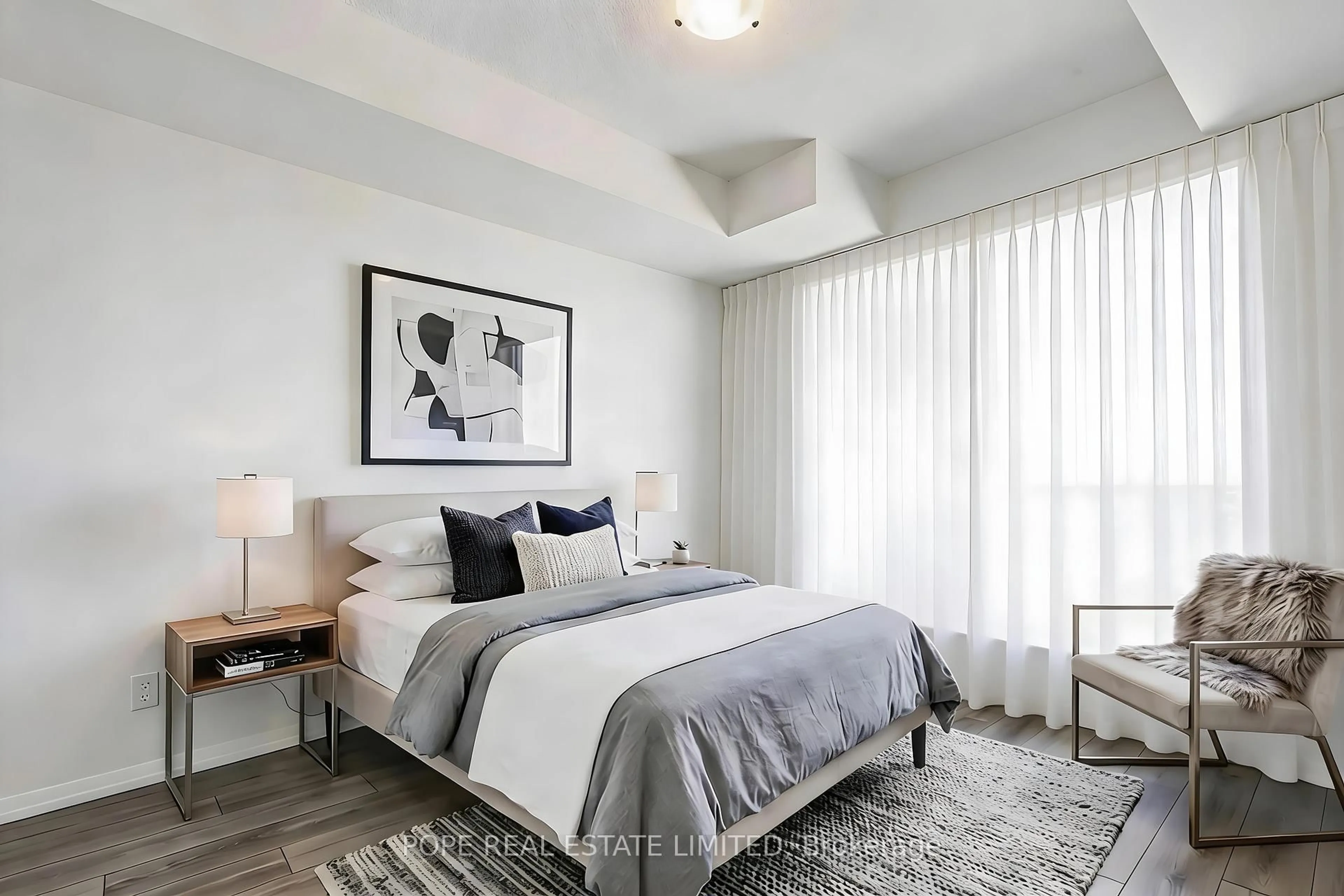 Bedroom with bed, unknown for 540 Bur Oak Ave #520, Markham Ontario L6C 0Y2