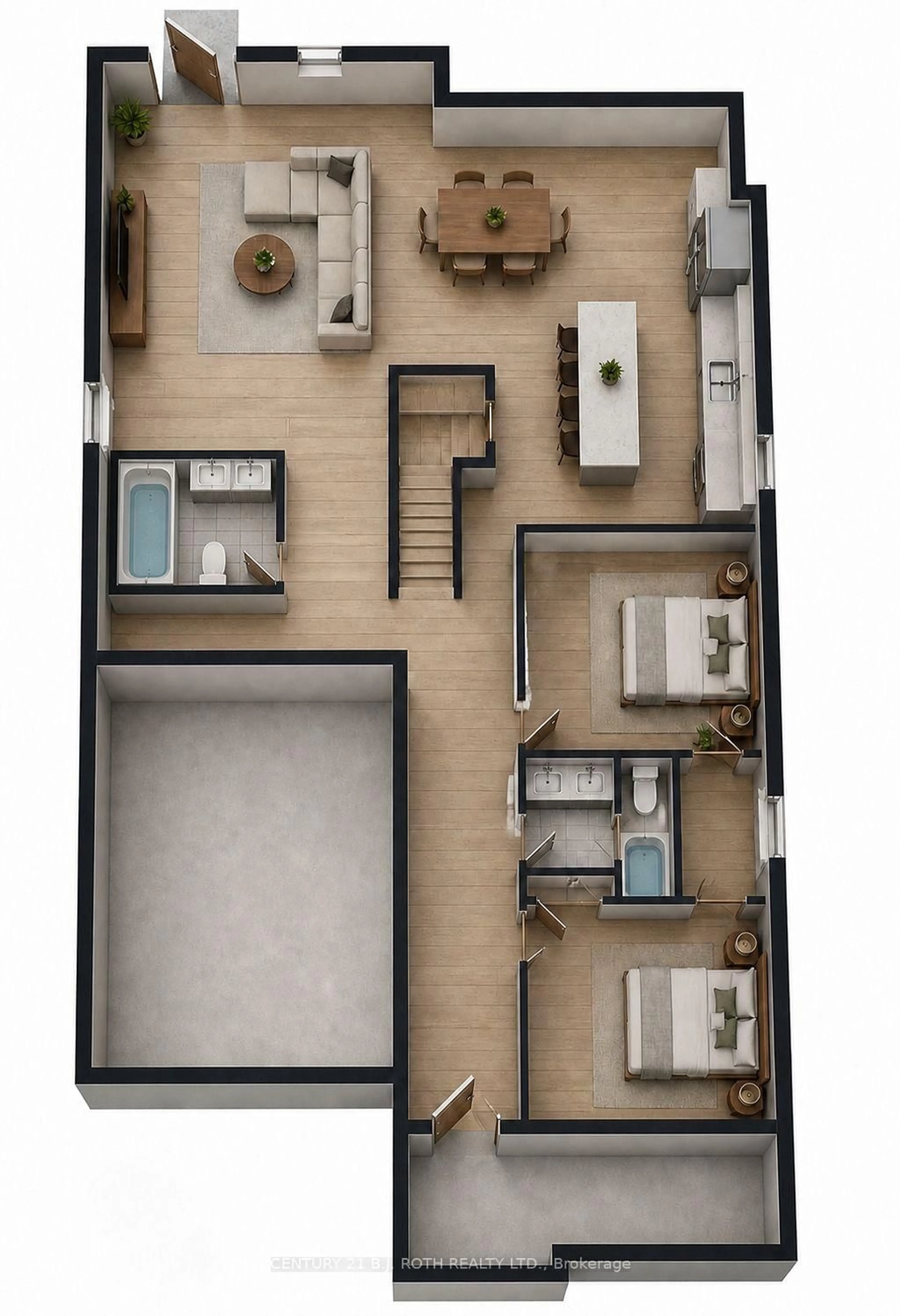 Floor plan for 1521 Broderick St, Innisfil Ontario L9S 0P7