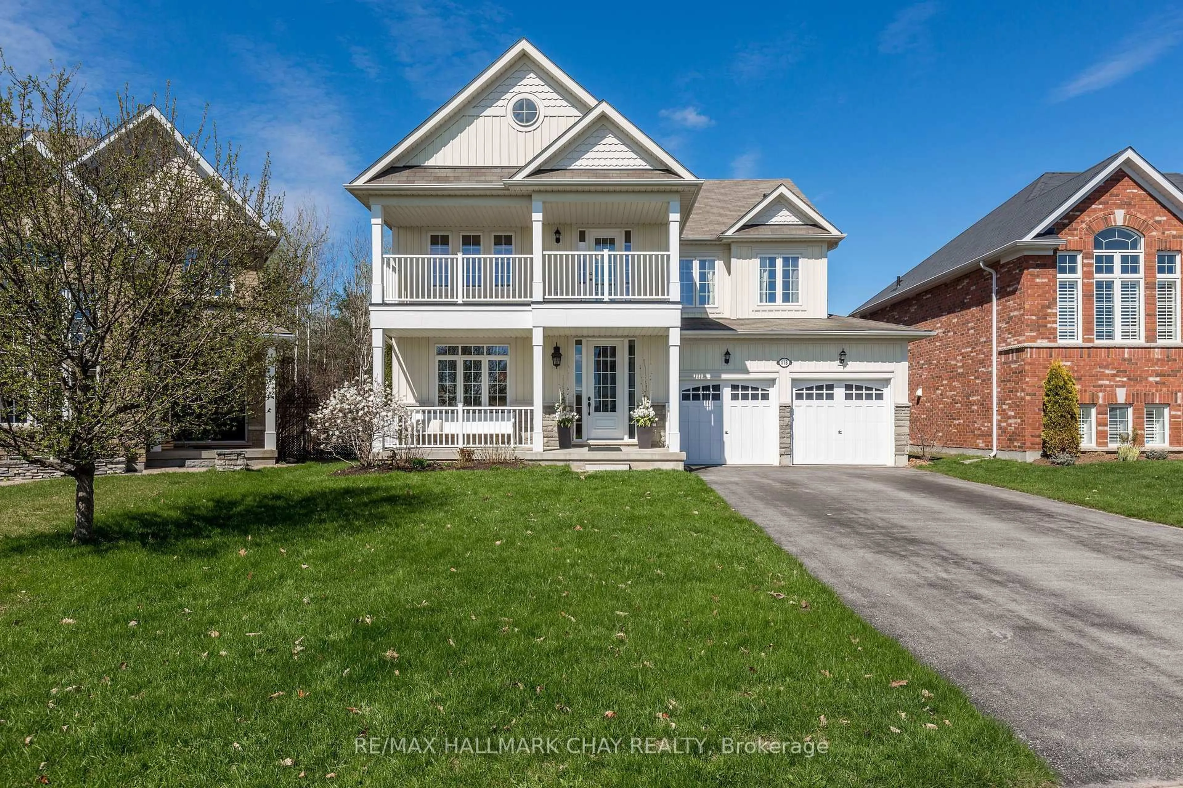Home with brick exterior material, street for 118 Mount Cres, Essa Ontario L3W 0N2