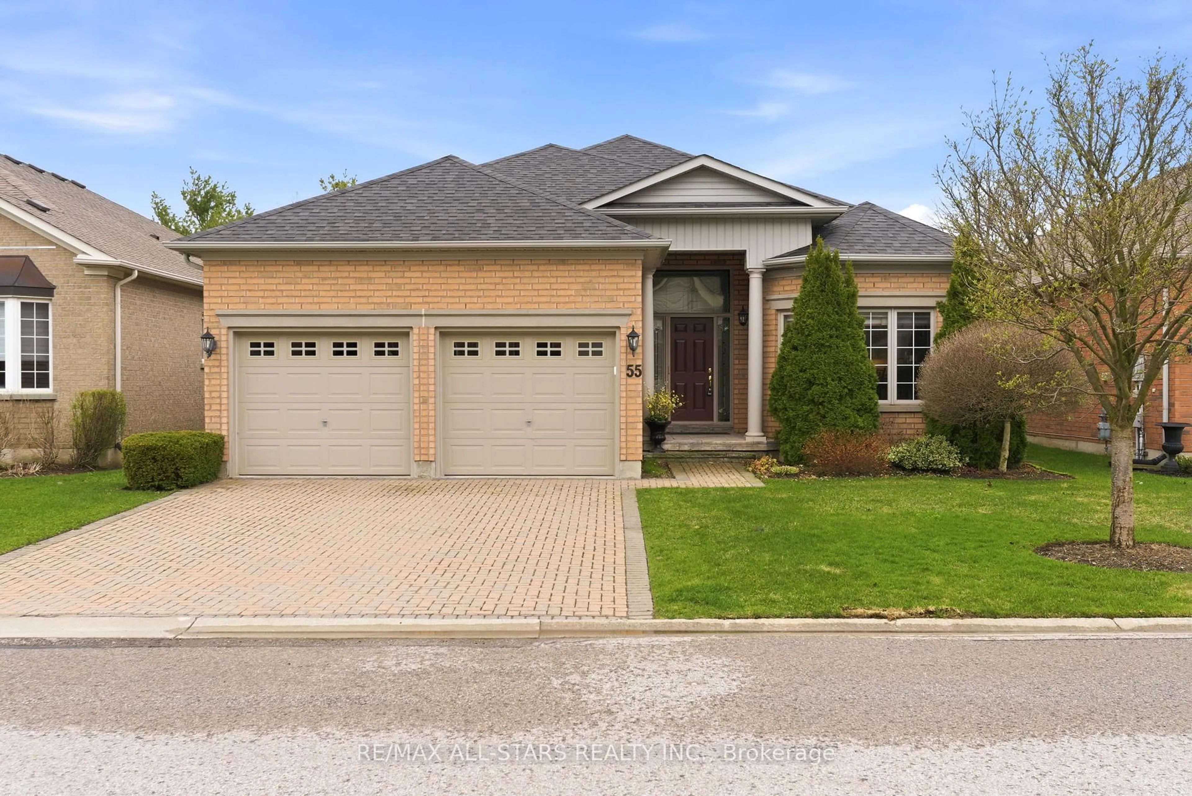Home with brick exterior material, street for 55 Bobby Locke Lane, Whitchurch-Stouffville Ontario L4A 1R4