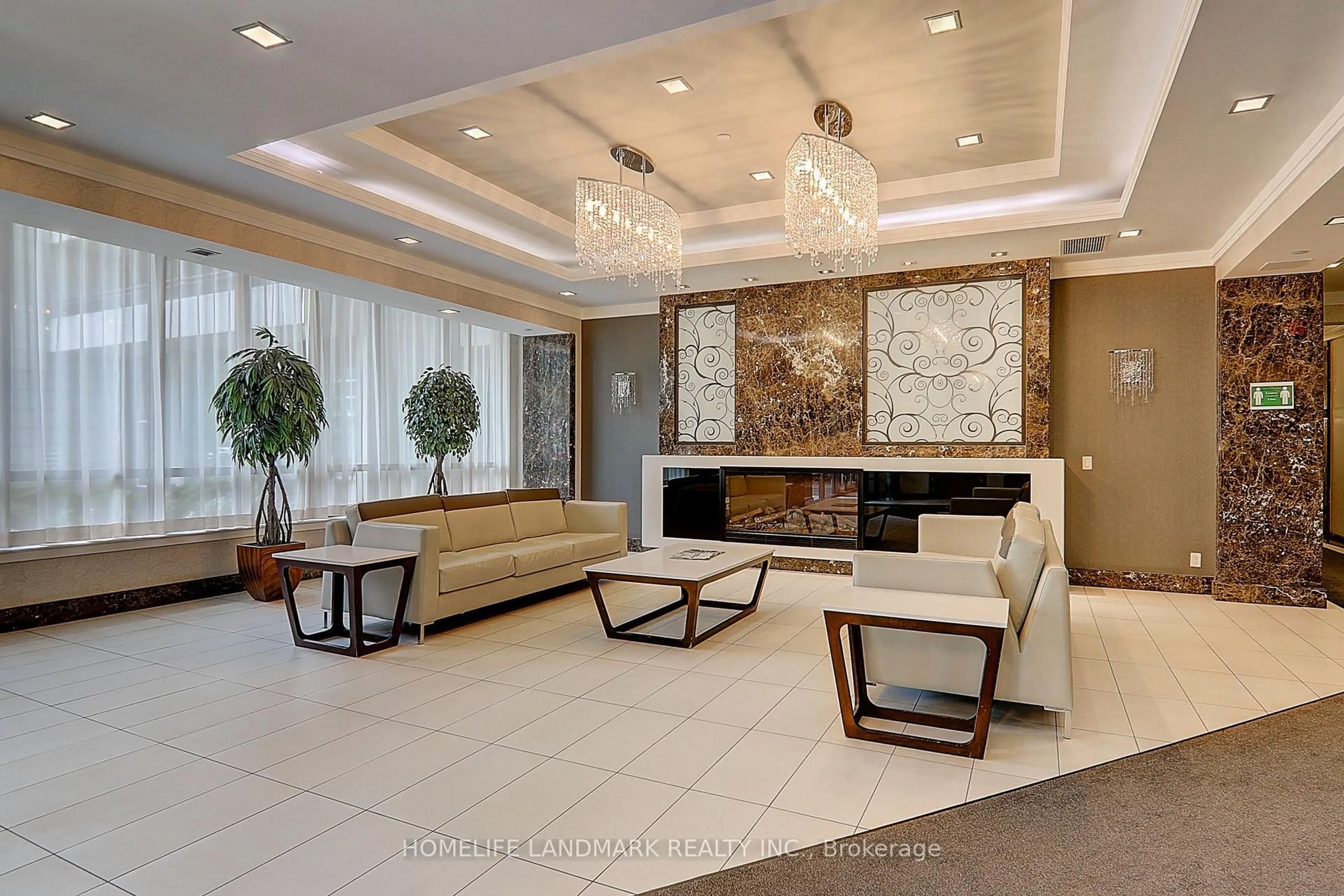 Lobby for 370 Highway 7 Rd #PH12, Richmond Hill Ontario L4B 0C4