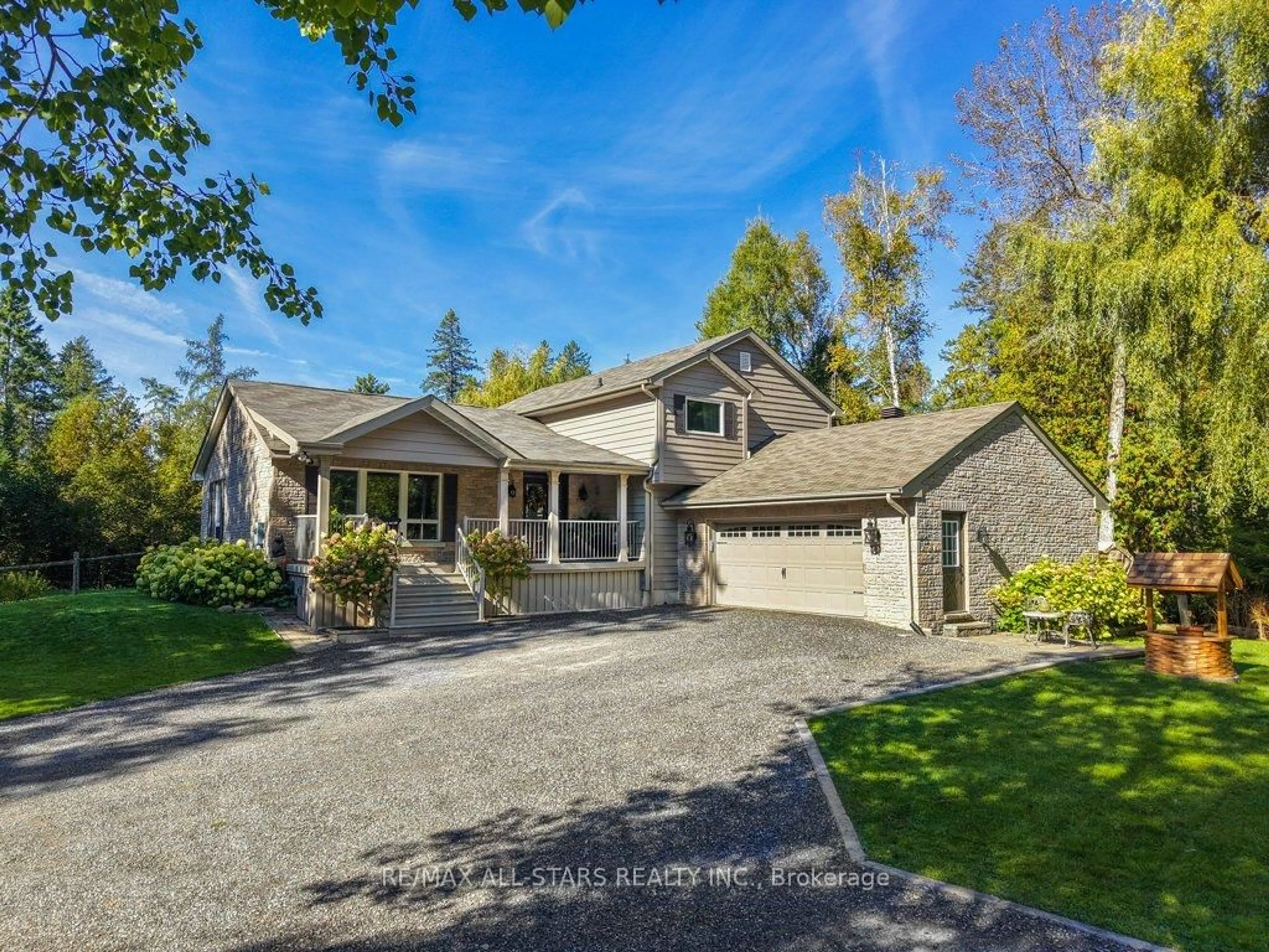 A pic from outside/outdoor area/front of a property/back of a property/a pic from drone, street for 9296 8 Concession, Uxbridge Ontario L9P 1R3