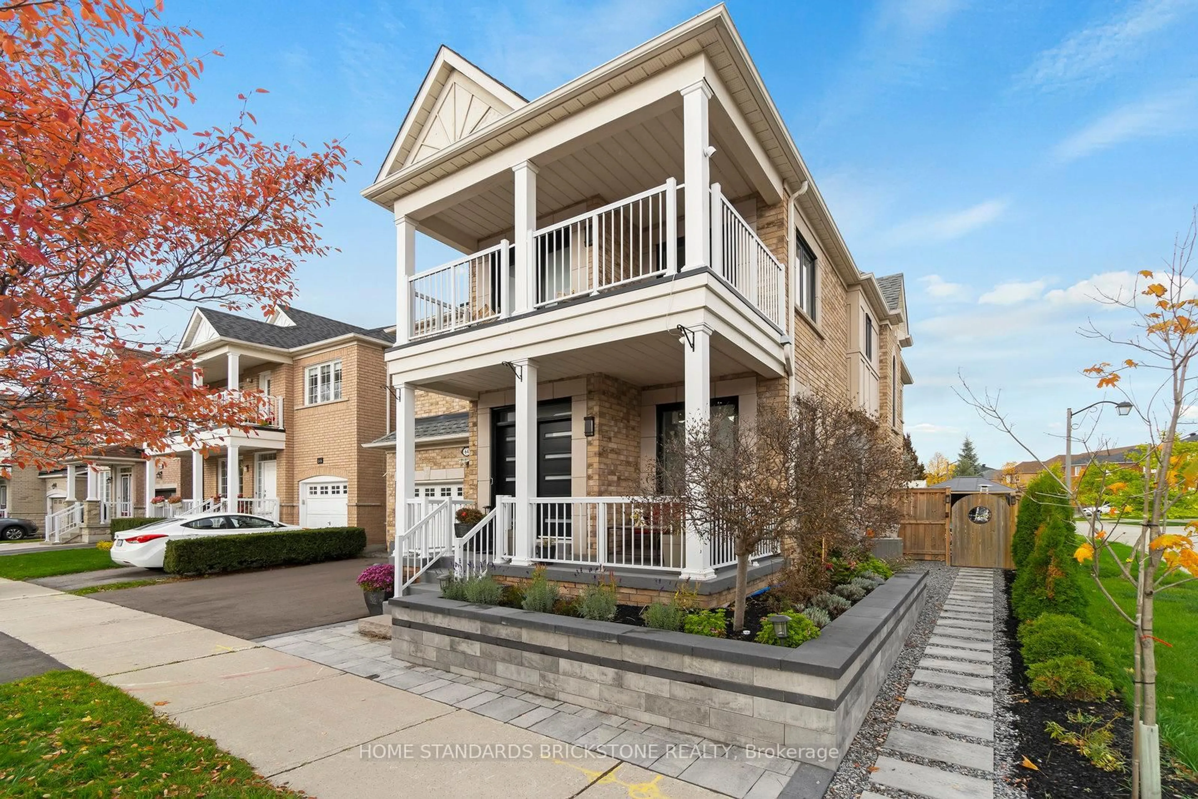 Home with brick exterior material, street for 64 Saffron St, Markham Ontario L6E 1Y4