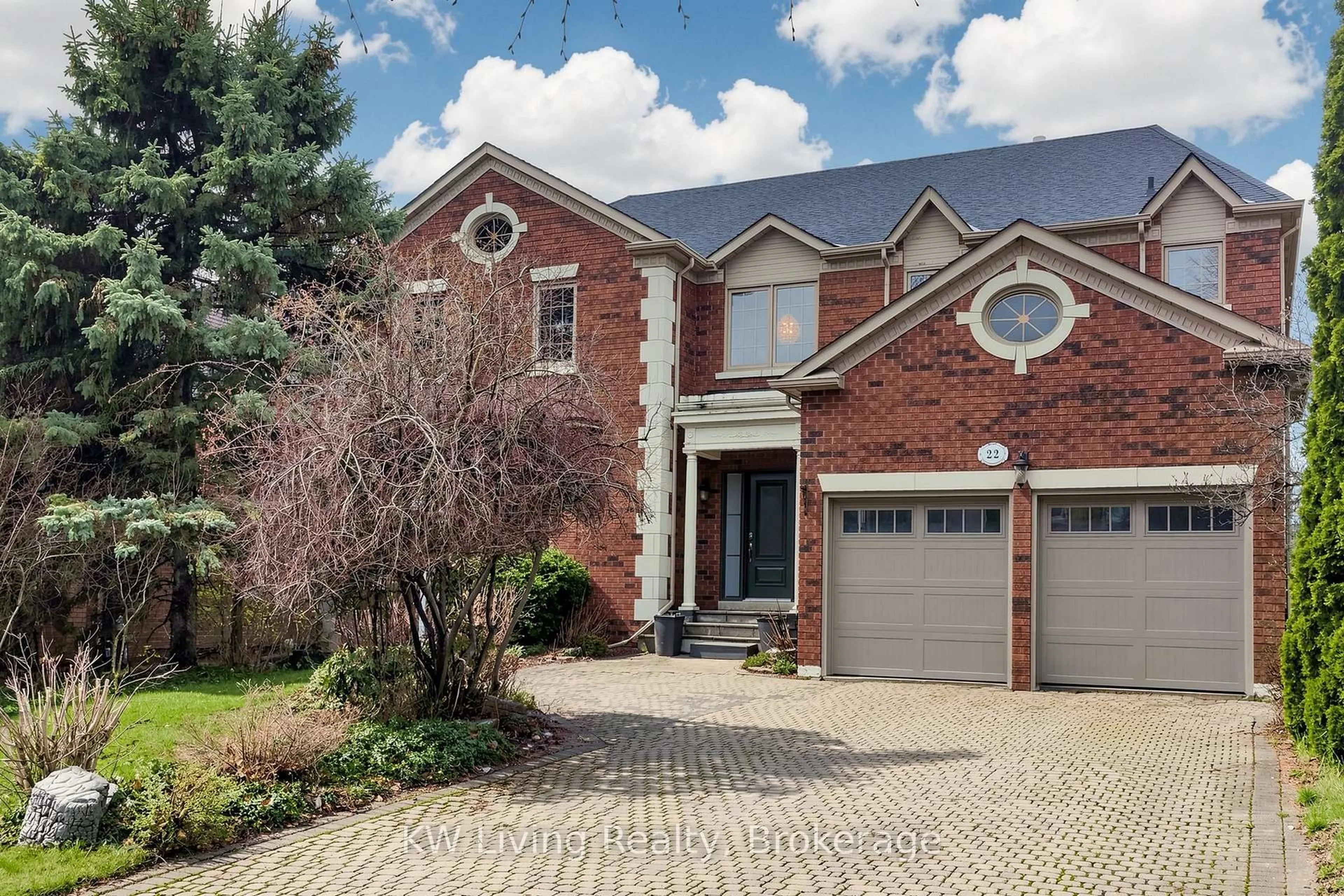 Home with brick exterior material, street for 22 Ava Cres, Richmond Hill Ontario L4B 2W9