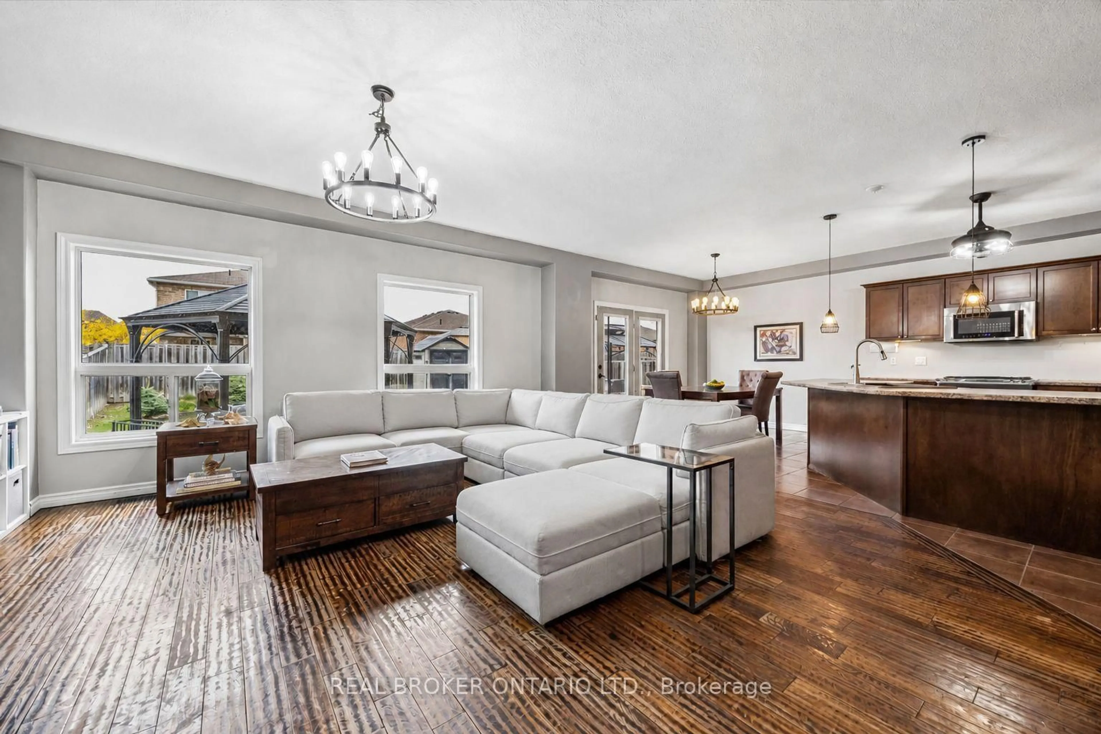 Living room with furniture, unknown for 58 Stevenson St, Essa Ontario L3W 0P4