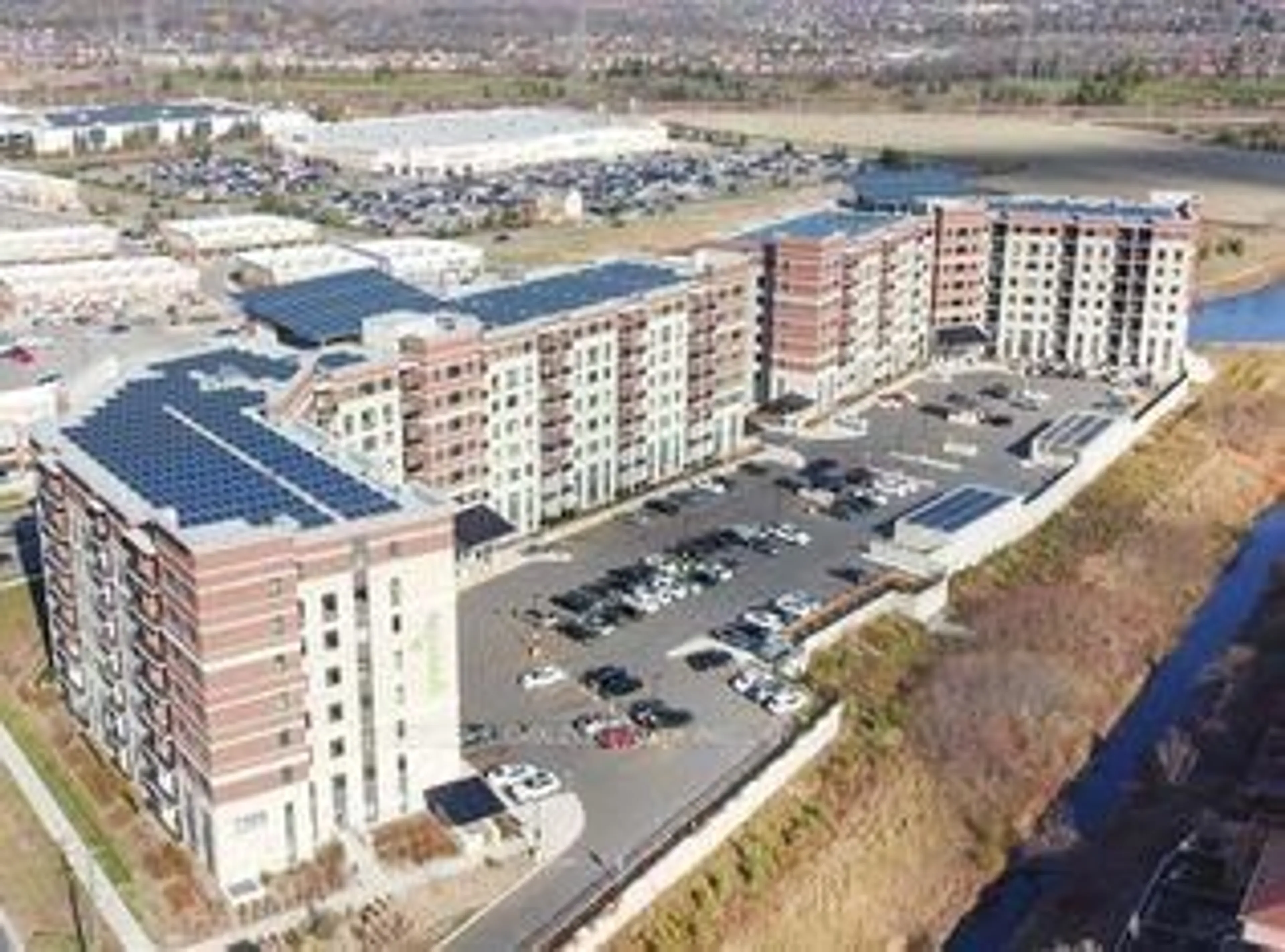A pic from outside/outdoor area/front of a property/back of a property/a pic from drone, building for 39 New Delhi Dr #601, Markham Ontario L3S 0E1