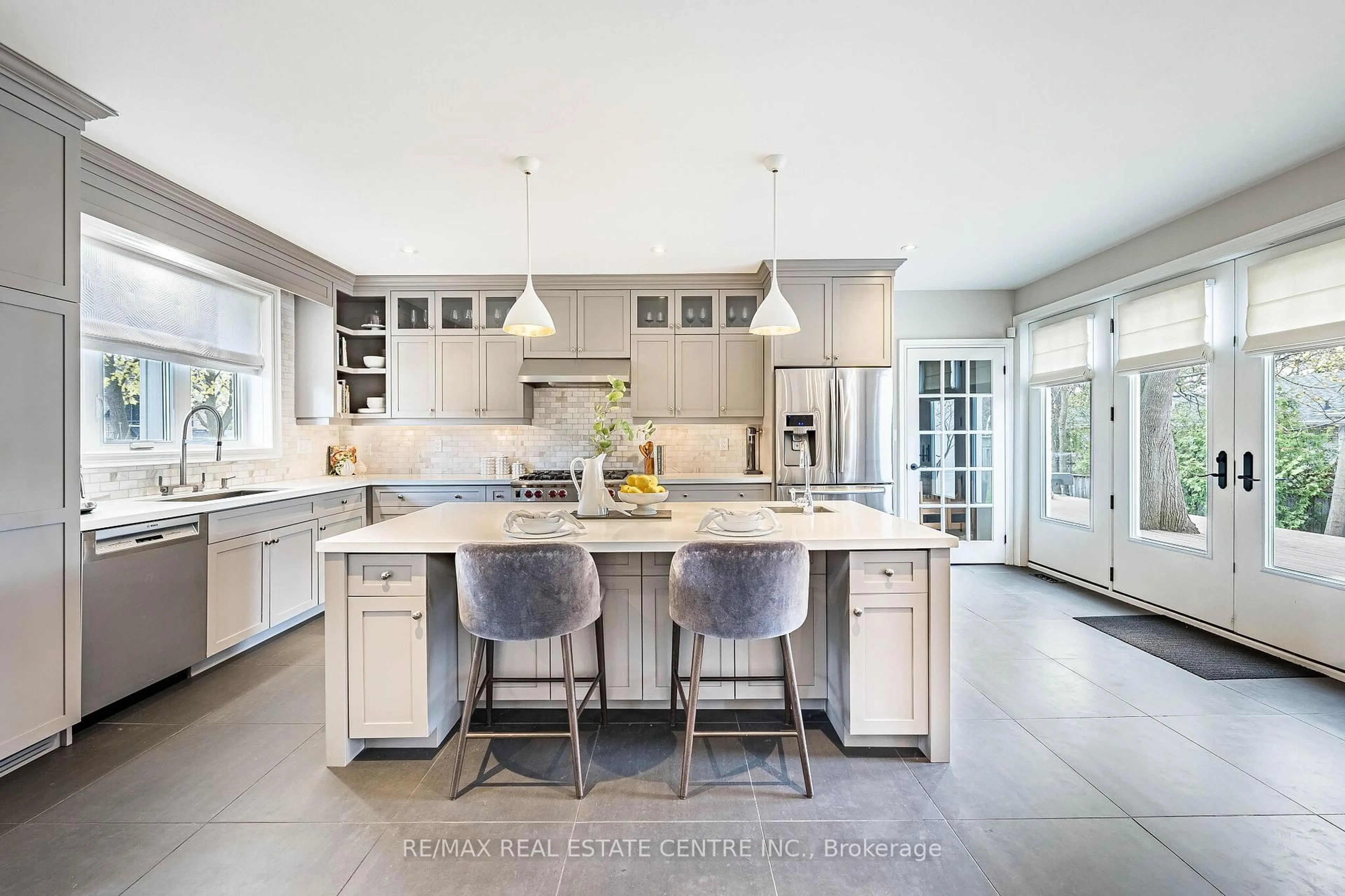 Contemporary kitchen, ceramic/tile floor for 14 Billy Joel Cres, Markham Ontario L3P 3C5