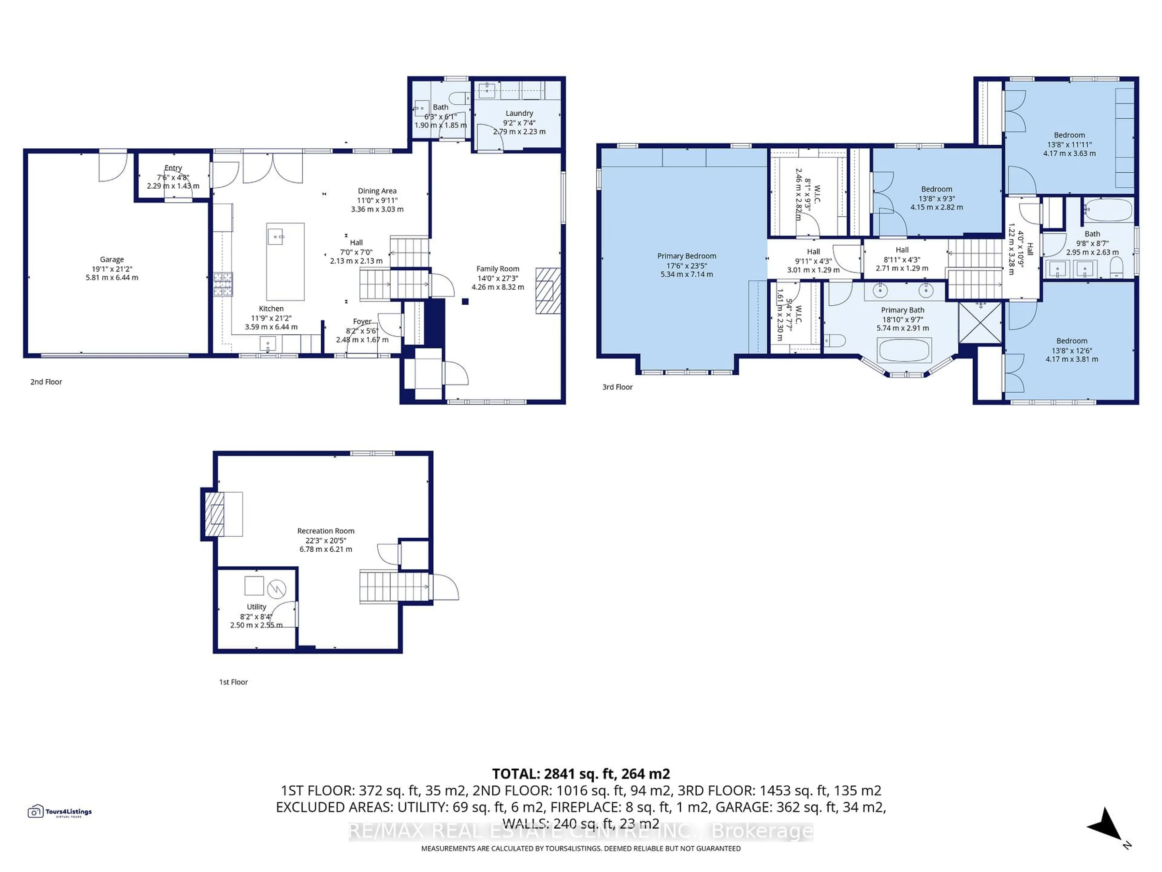 Floor plan for 14 Billy Joel Cres, Markham Ontario L3P 3C5