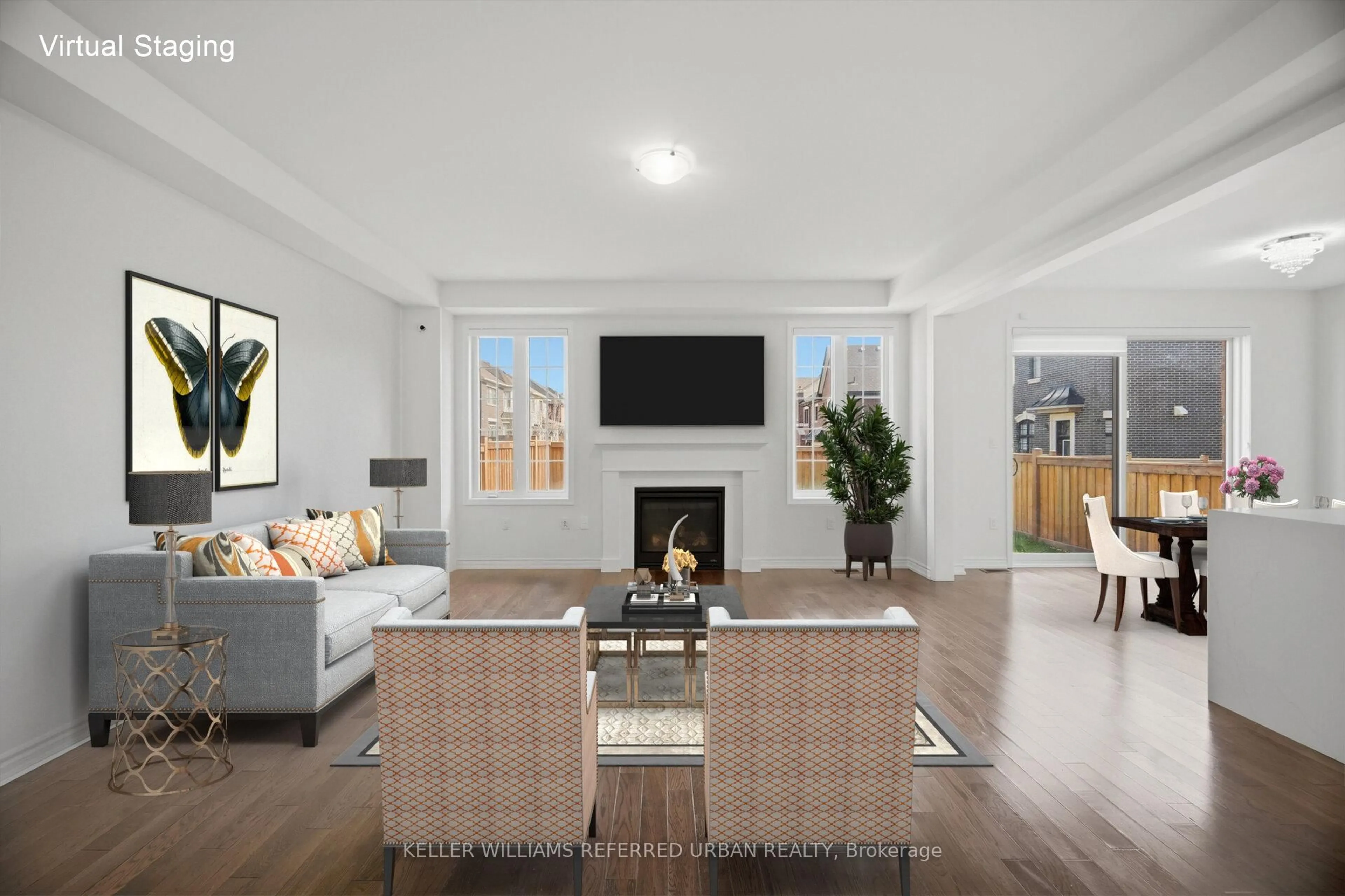 Living room with furniture, unknown for 74 Ten Pines Rd, Vaughan Ontario L4H 5B3