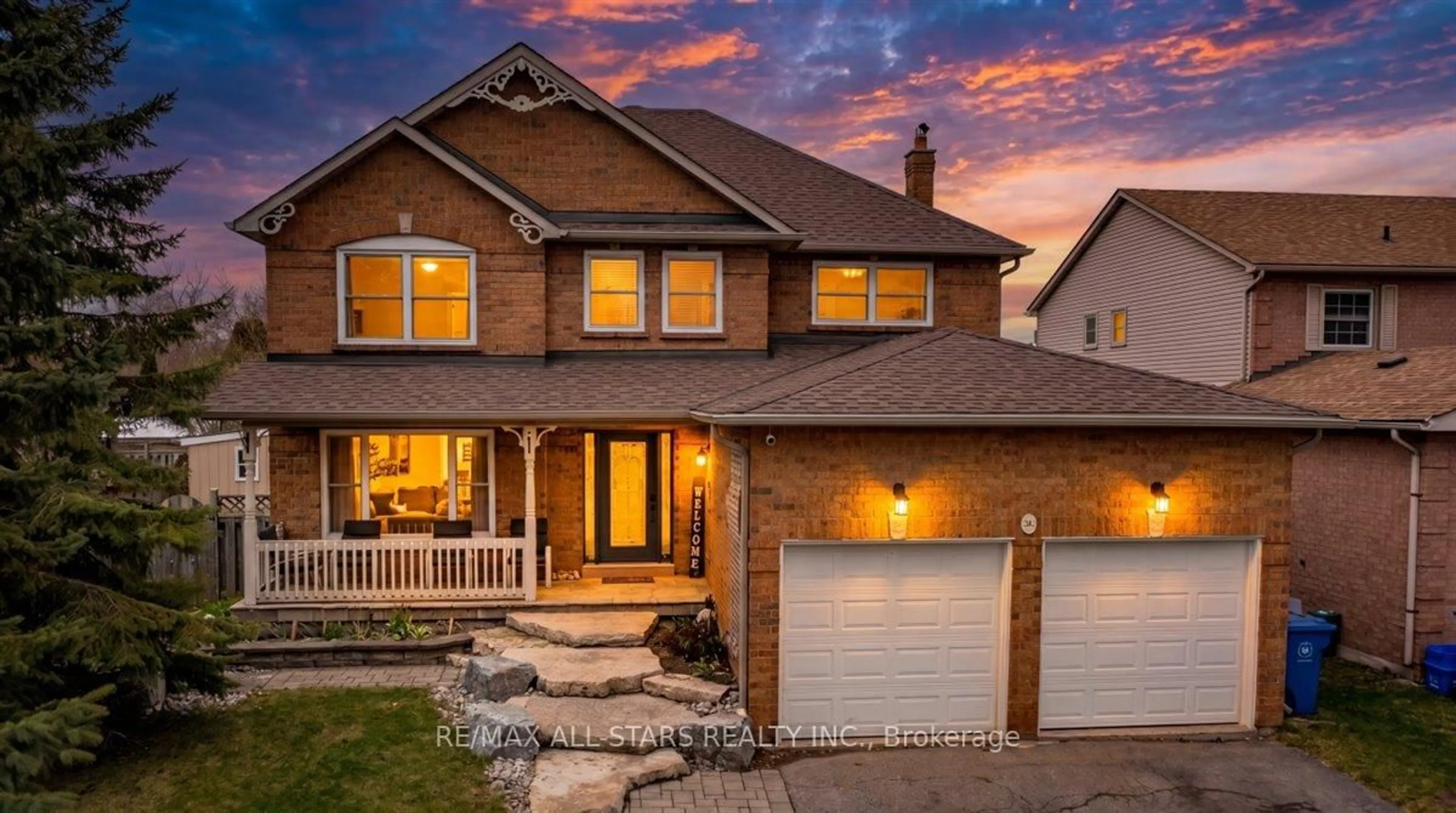 Home with brick exterior material, street for 6 Hadera Pl, Georgina Ontario L4P 3N6
