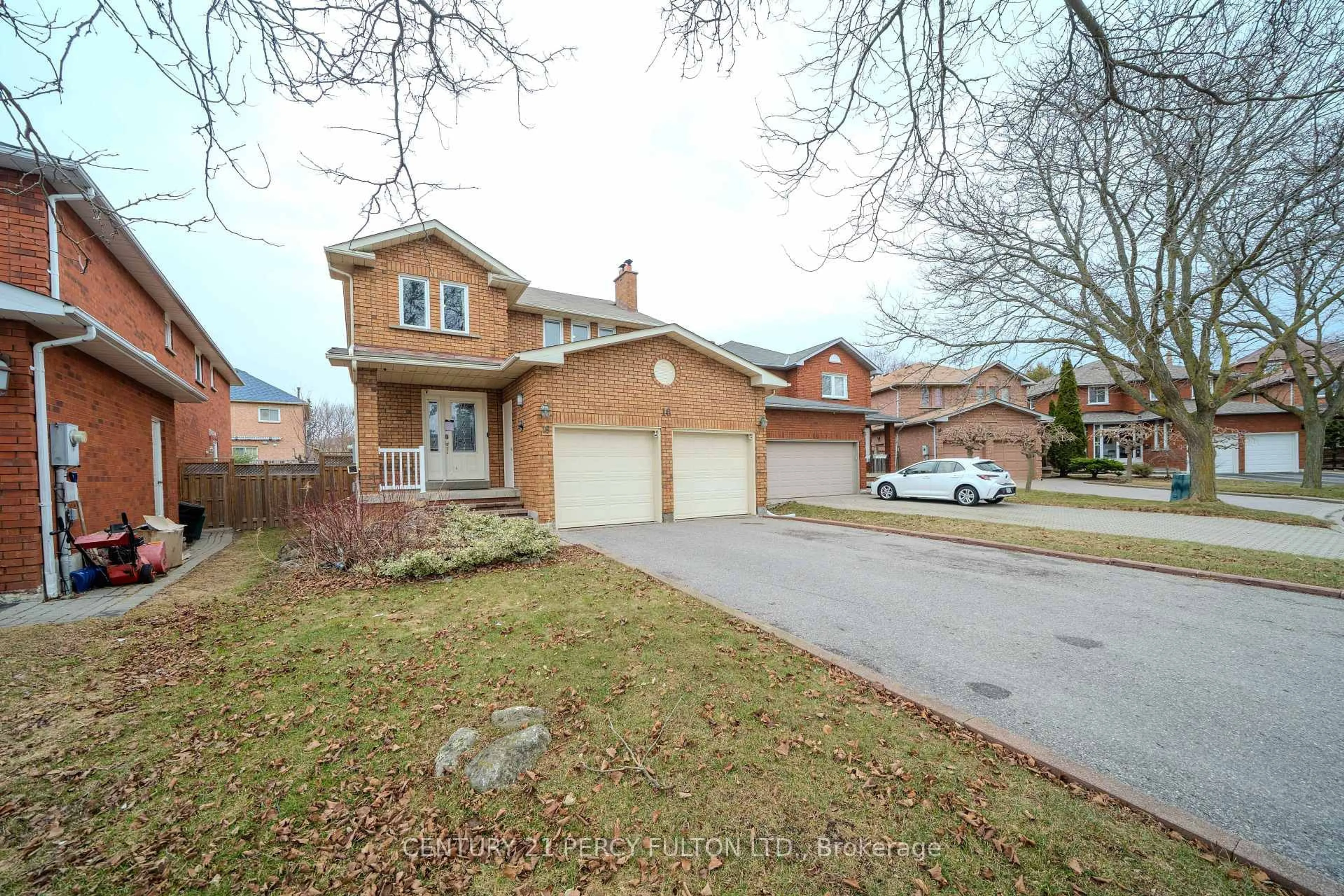 Home with brick exterior material, street for 16 Muster Crt, Markham Ontario L3R 9G4