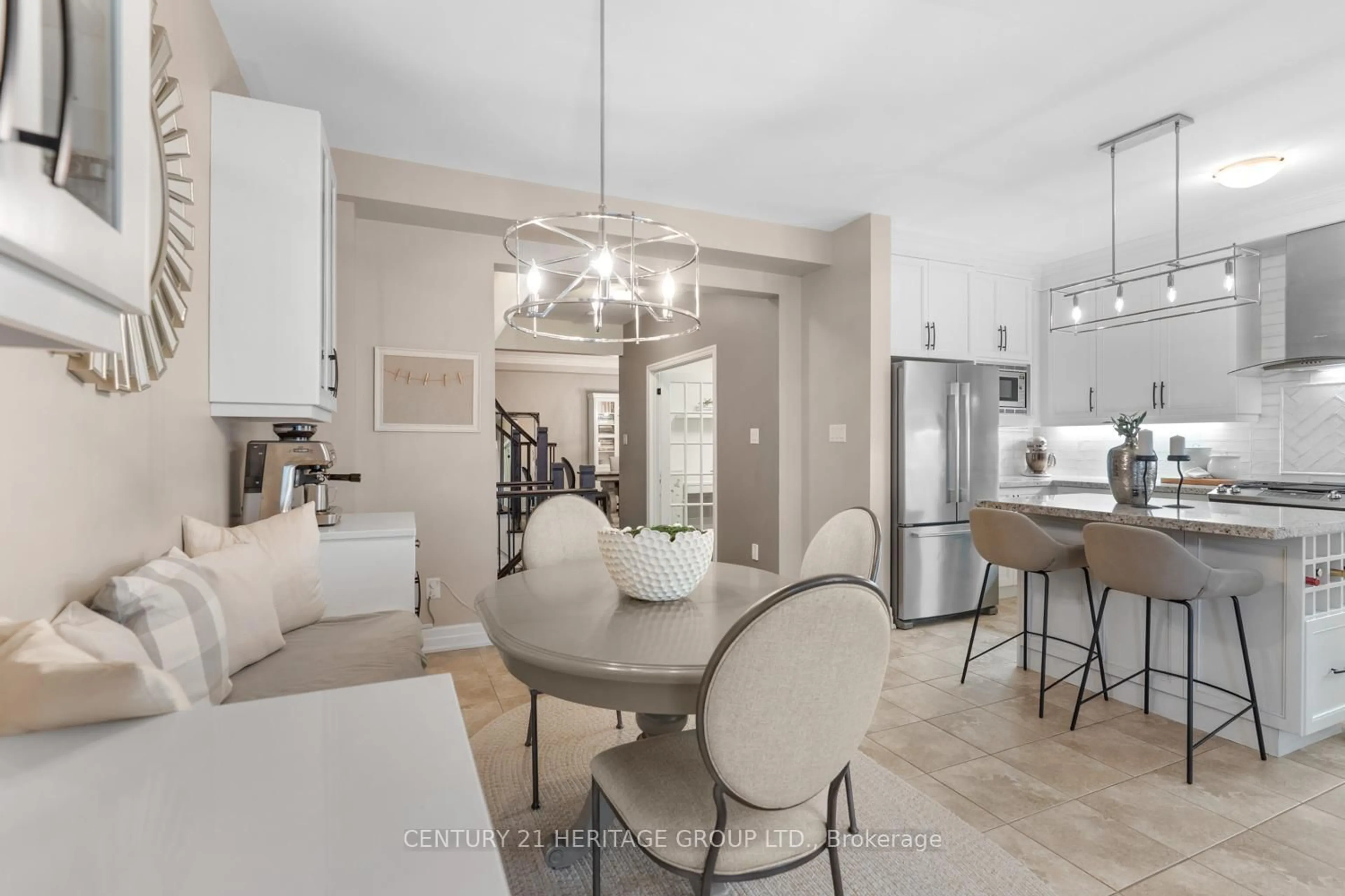 Open concept kitchen, ceramic/tile floor for 67 Alex Campbell Cres, King Ontario L7B 1K9