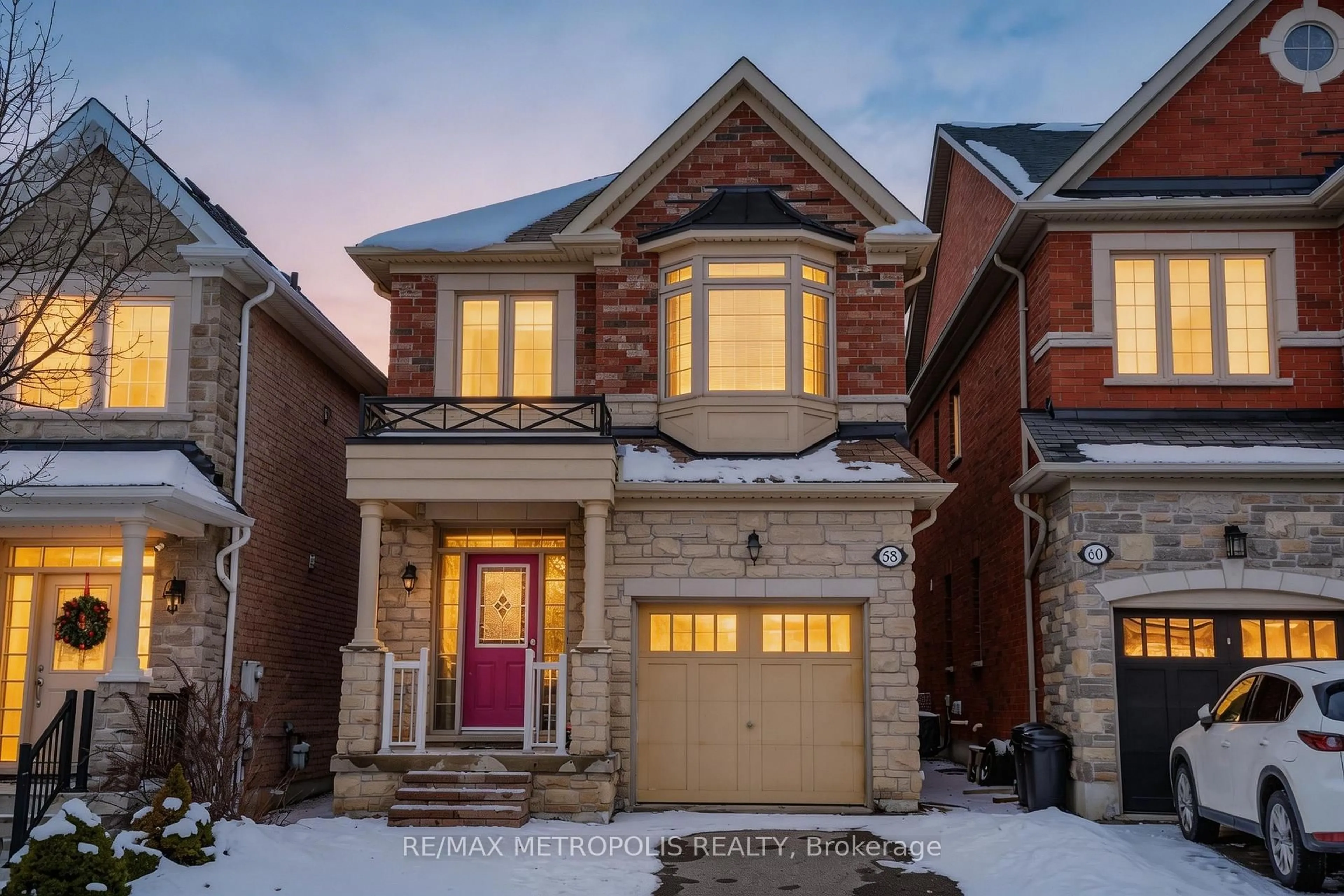 Home with brick exterior material, street for 58 Lady Loretta Lane, Vaughan Ontario L6A 4E9