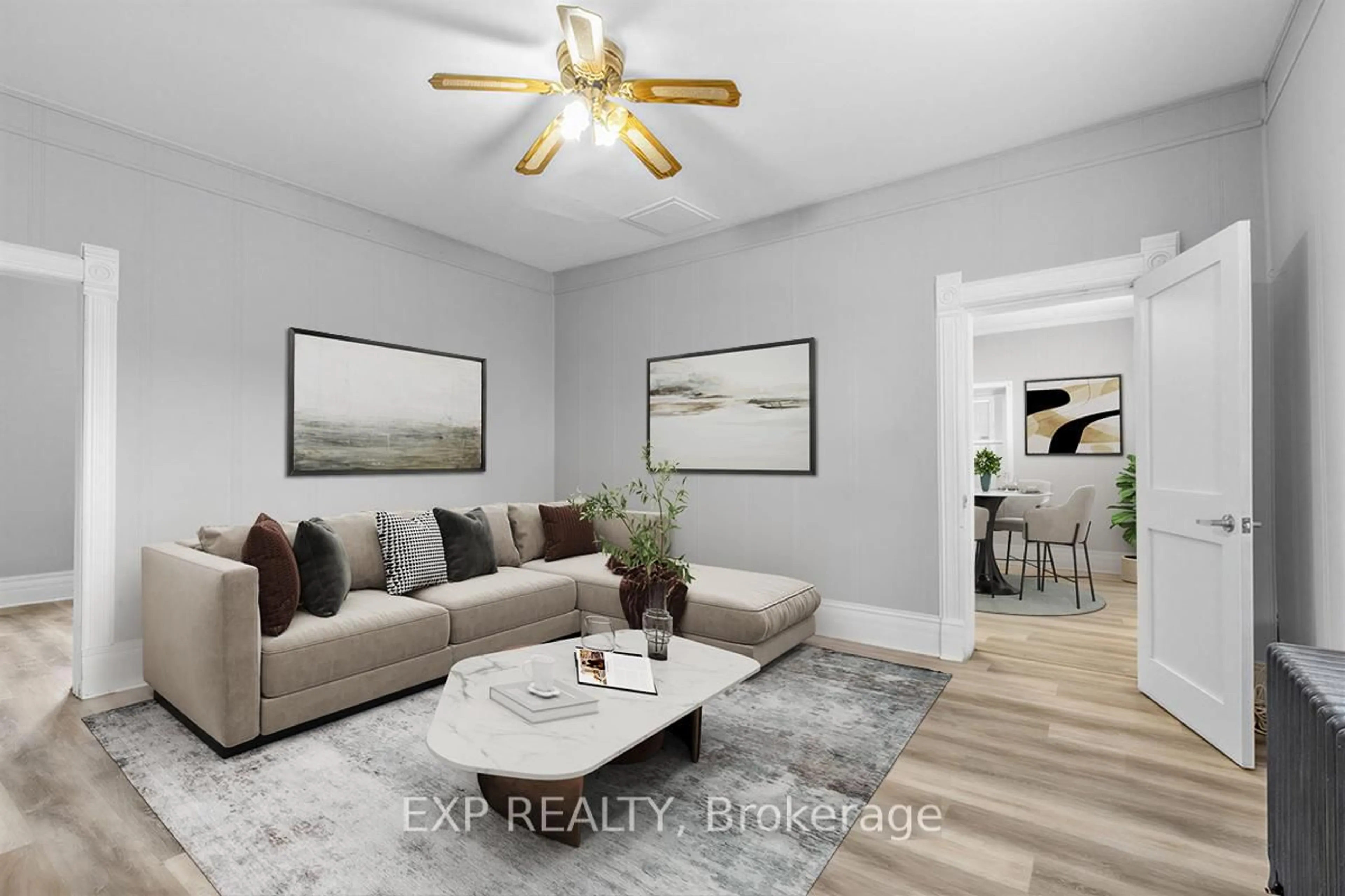 Living room with furniture, unknown for 79 Barrie St, Bradford West Gwillimbury Ontario L3Z 2B7