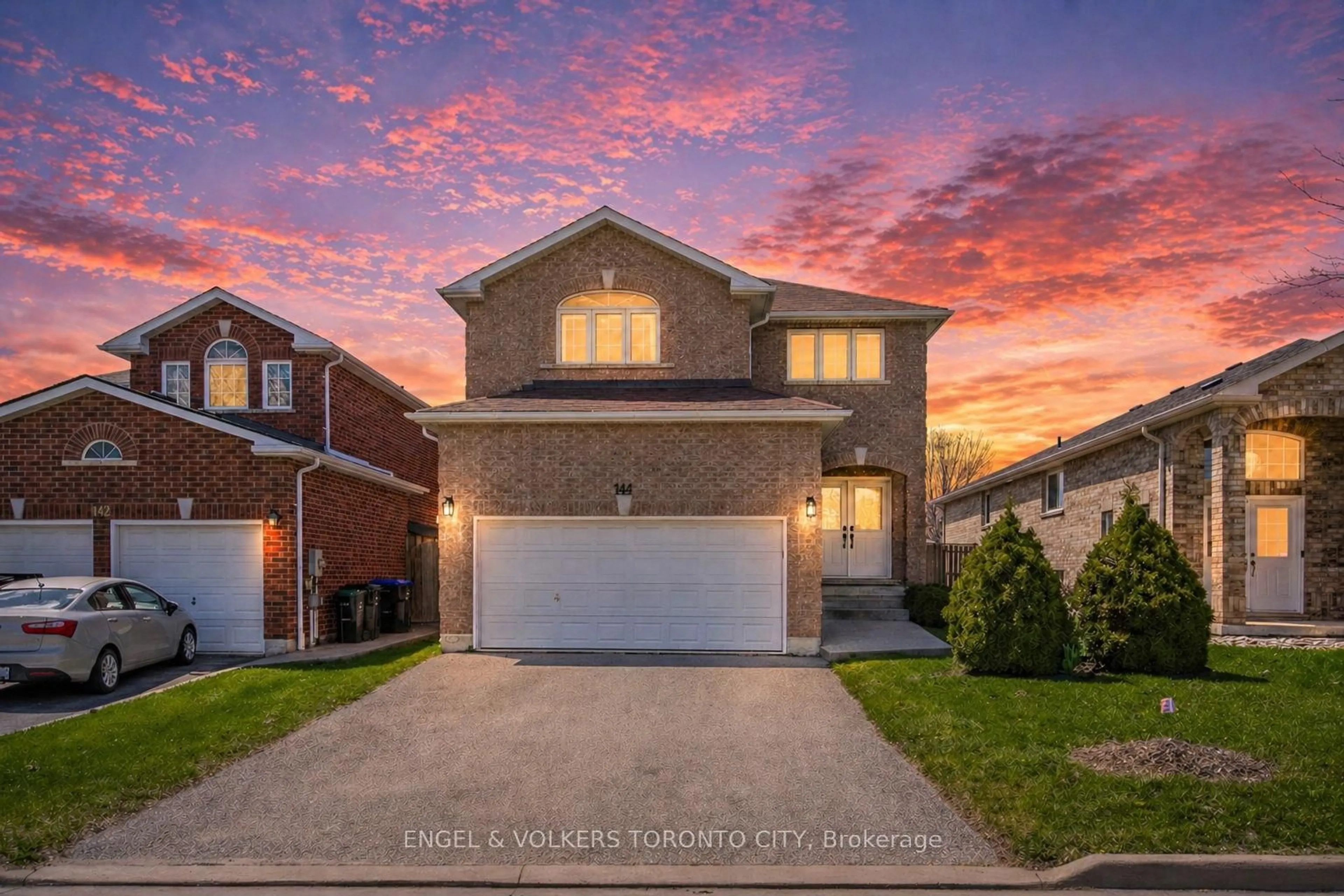 Home with brick exterior material, street for 144 Buchanan Dr, New Tecumseth Ontario L9R 0A4