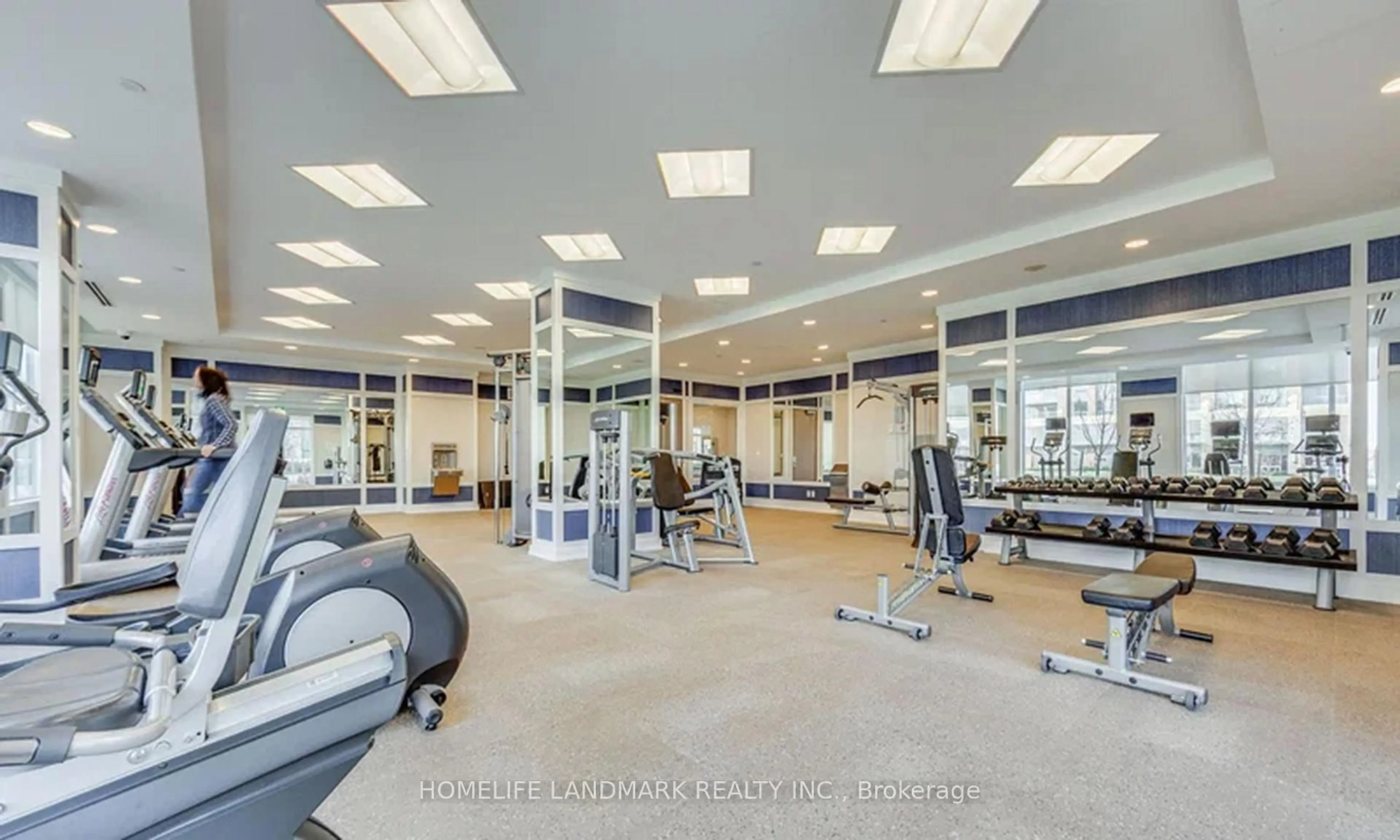 Gym or fitness room for 25 Water Walk Dr #306, Markham Ontario L6G 0G3