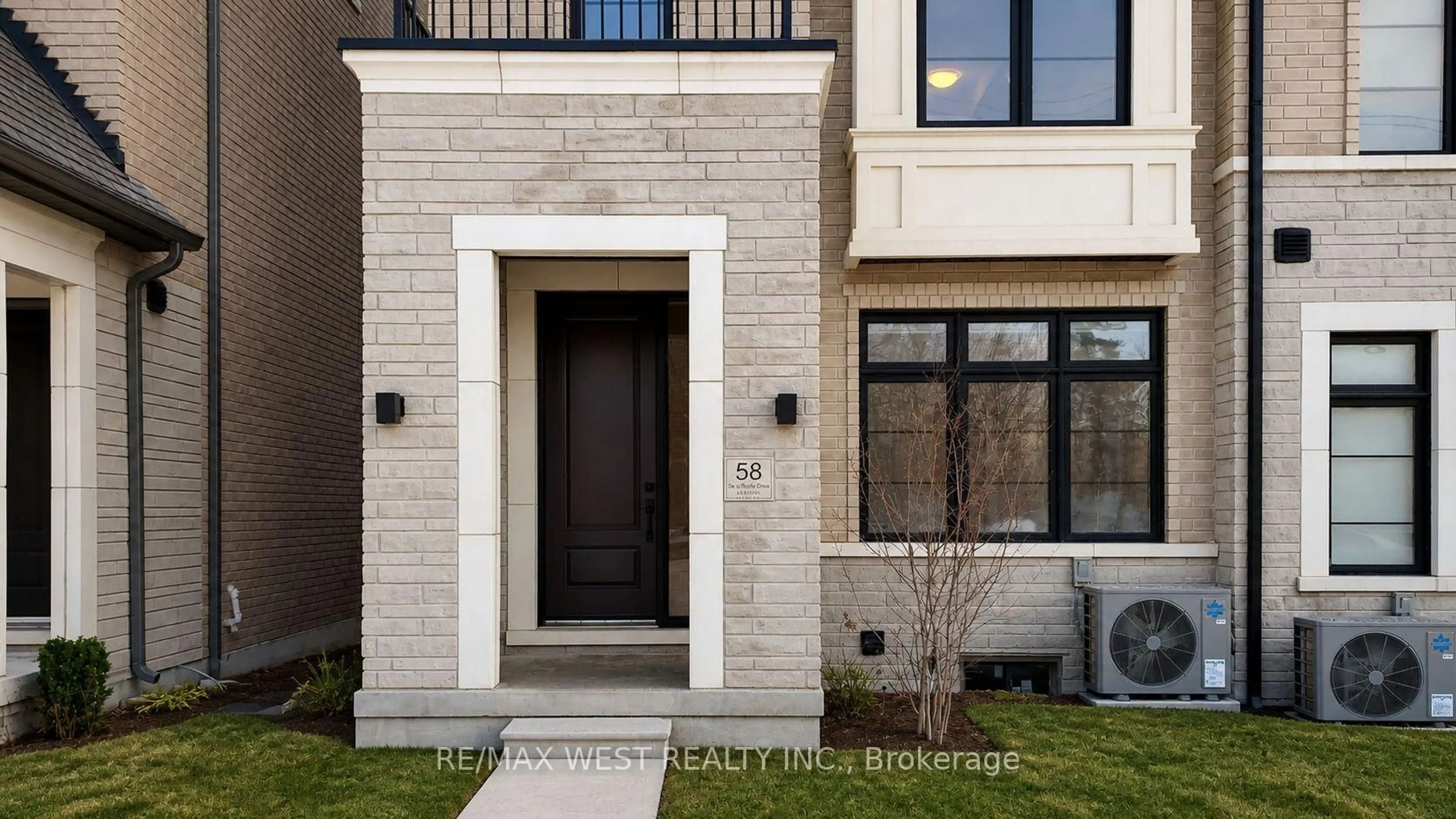 Home with brick exterior material, street for 58 De La Roche Dr, Vaughan Ontario L4H 5G4