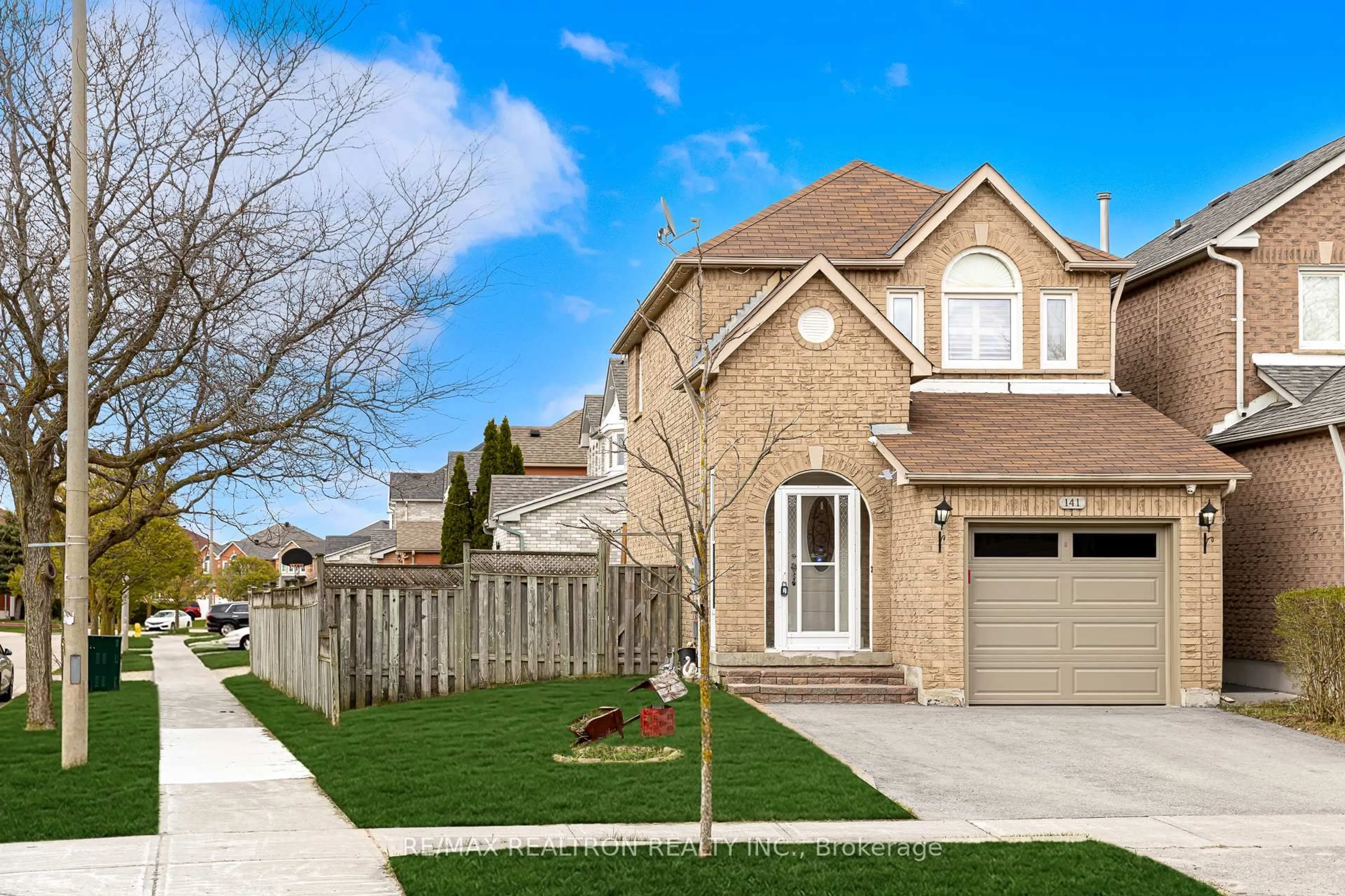 Home with brick exterior material, street for 141 Laird Dr, Markham Ontario L3S 3N7