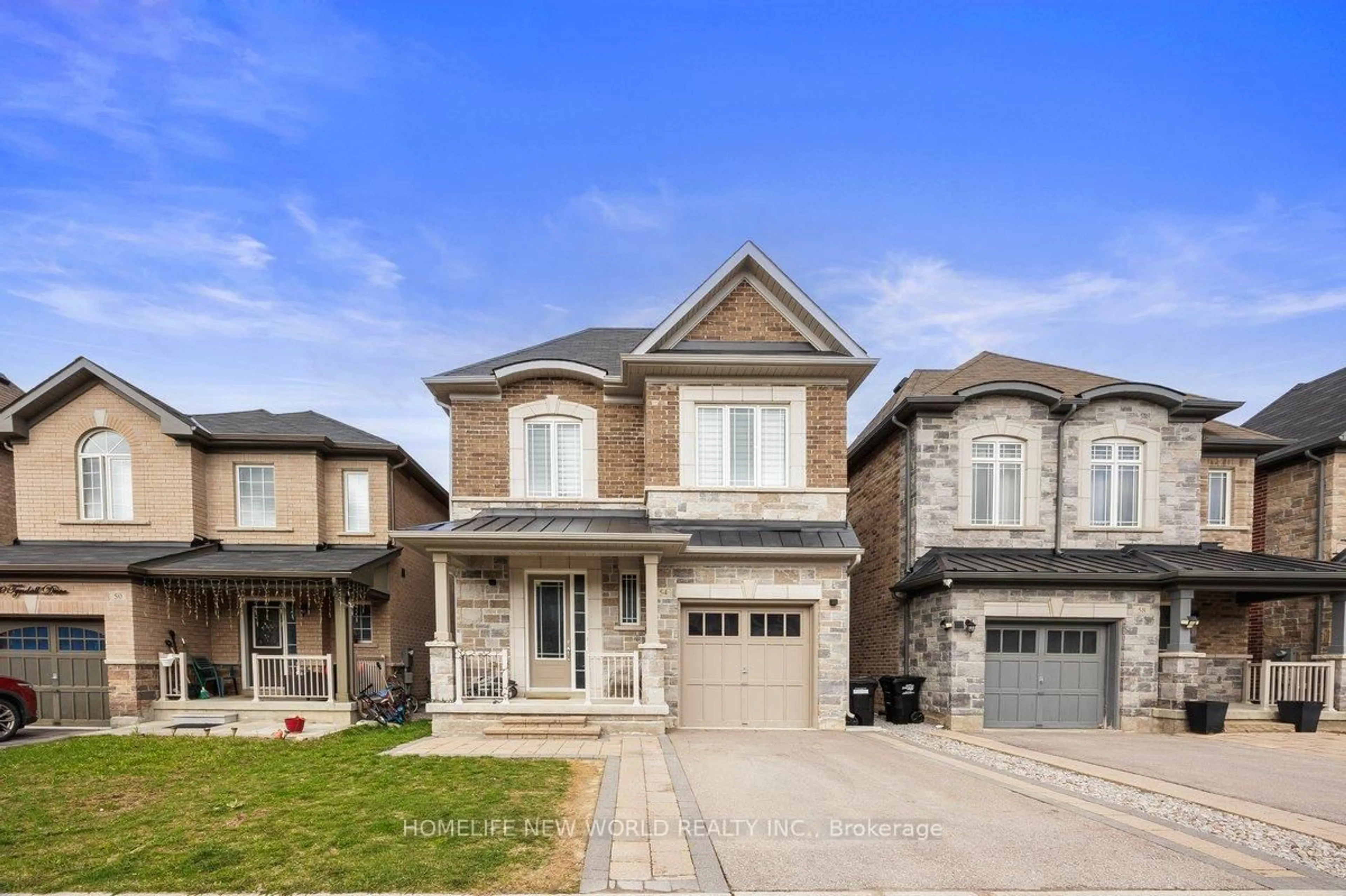 Home with brick exterior material, street for 54 Tyndall Dr, Bradford West Gwillimbury Ontario L3Z 4G7