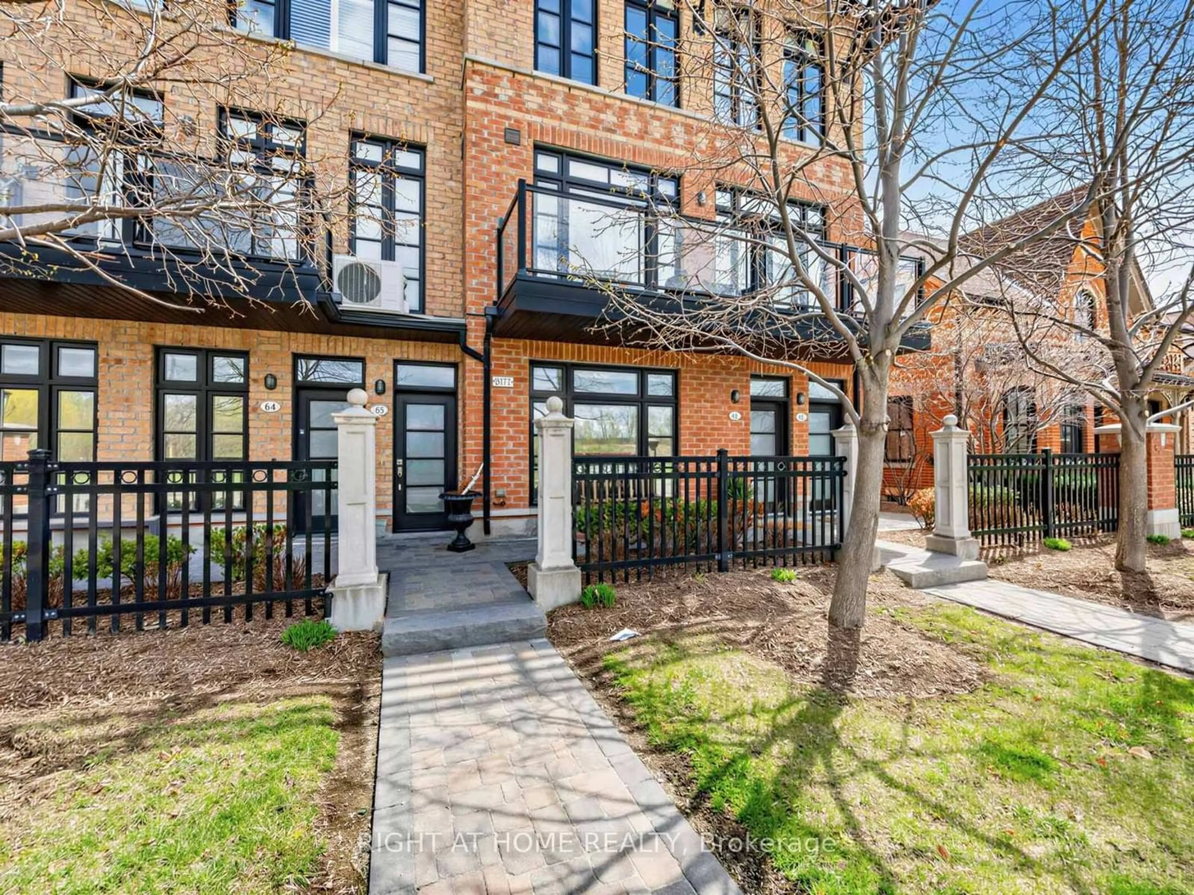 Home with brick exterior material, street for 8177 Kipling Ave #61, Vaughan Ontario L4L 2A3