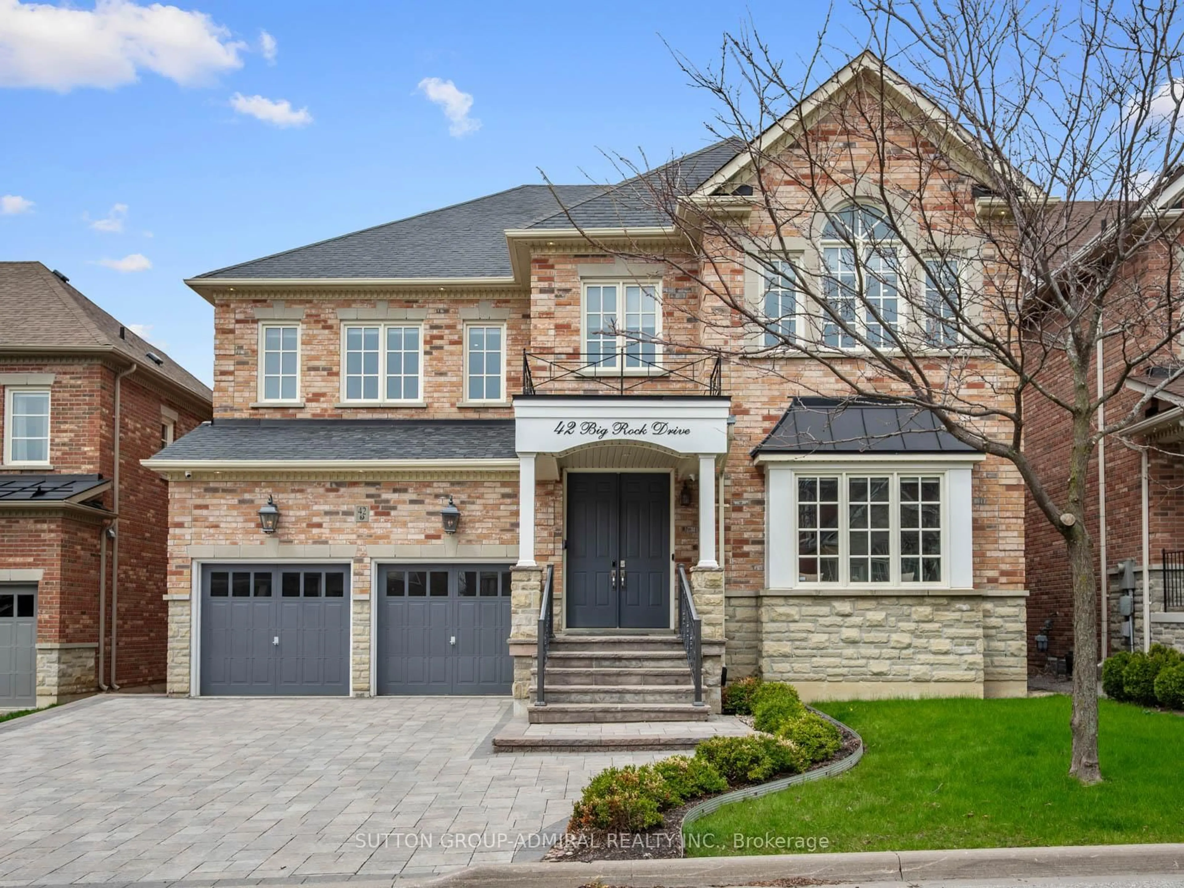 Home with brick exterior material, street for 42 Big Rock Dr, Vaughan Ontario L6A 0Z4