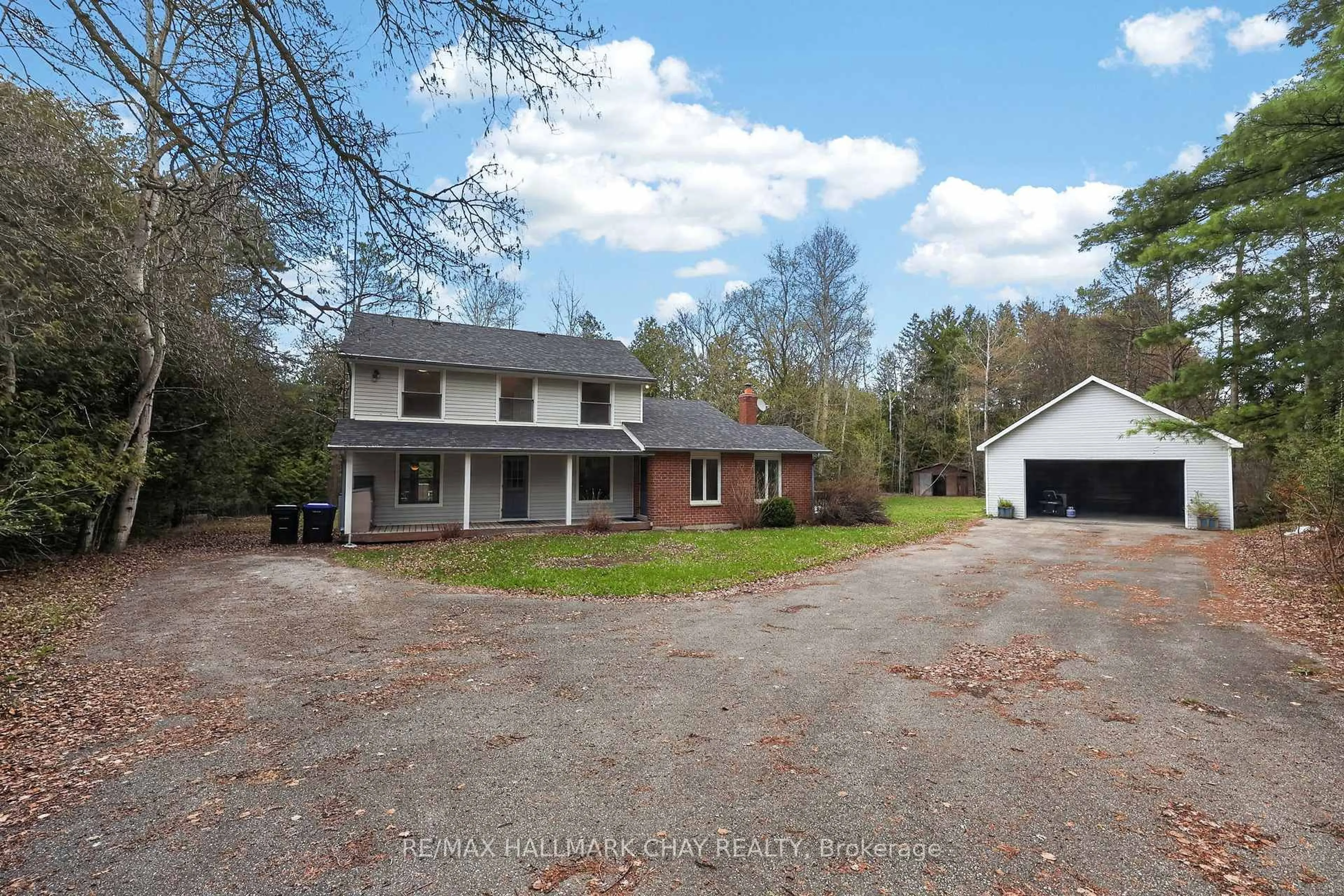 A pic from outside/outdoor area/front of a property/back of a property/a pic from drone, unknown for 2045 Concession Rd 7, Adjala-Tosorontio Ontario L0G 1W0