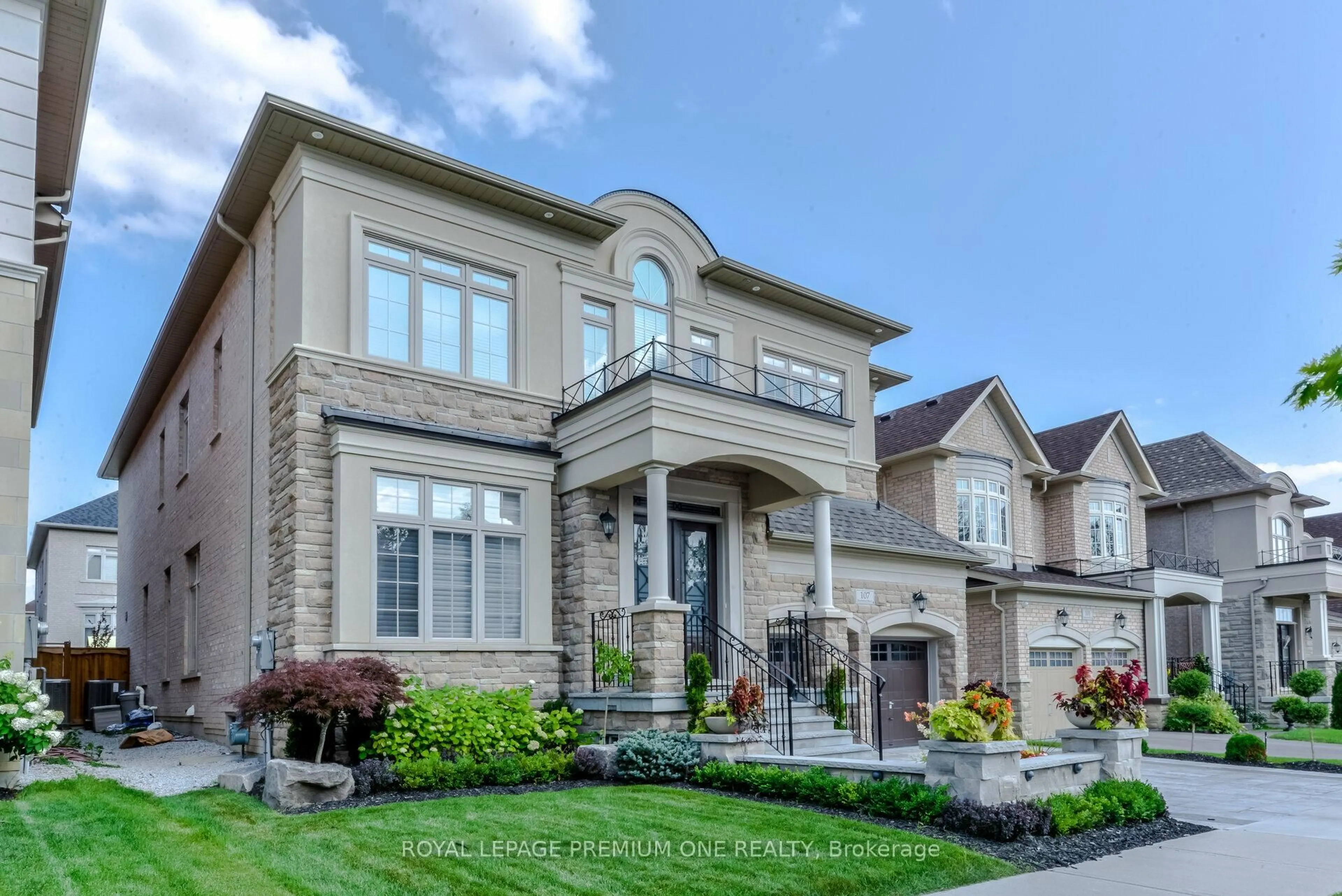 Home with brick exterior material, street for 107 Headwind Blvd, Vaughan Ontario L4H 4C7