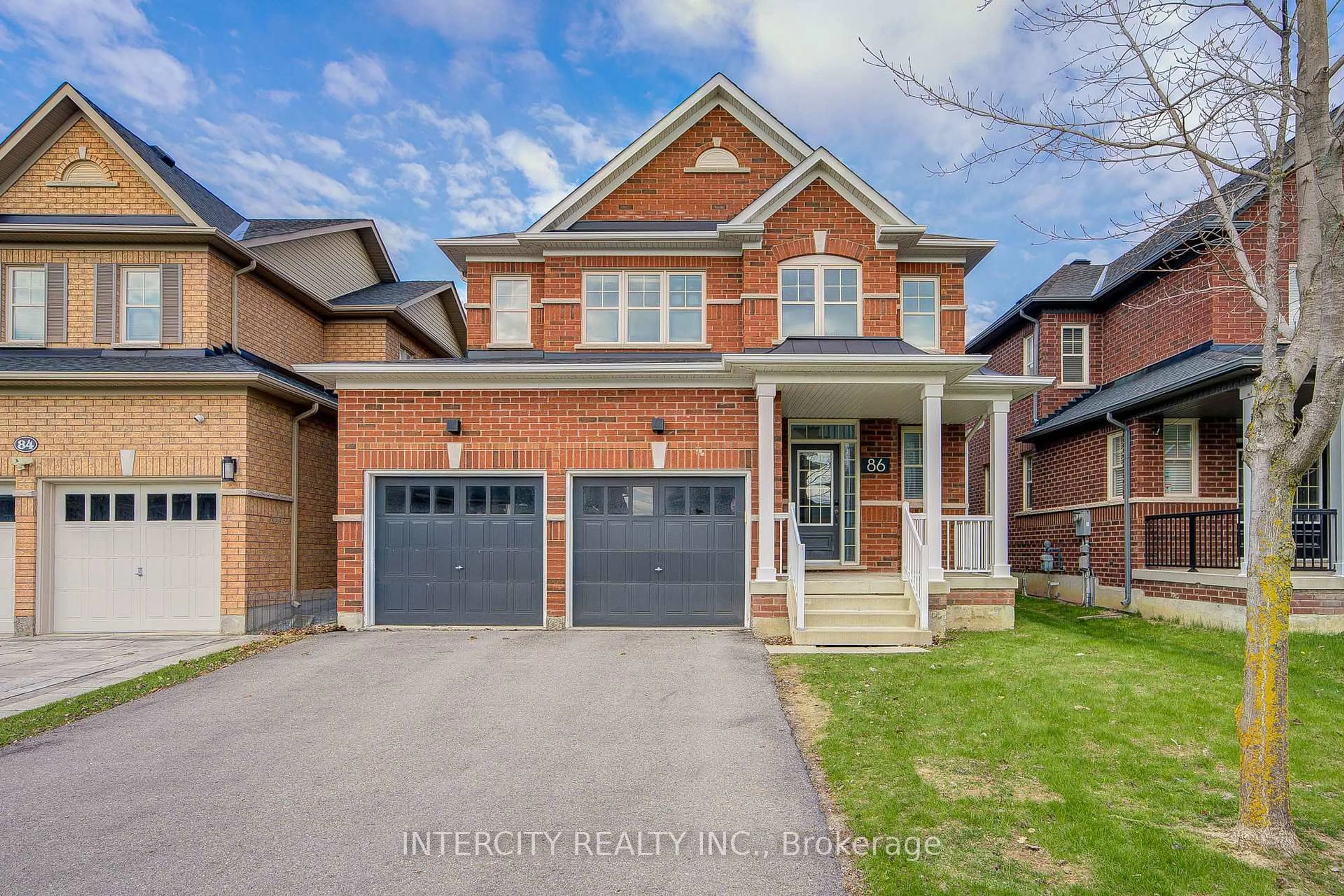 Home with brick exterior material, street for 86 Princess Diana Dr, Markham Ontario L6C 0H2