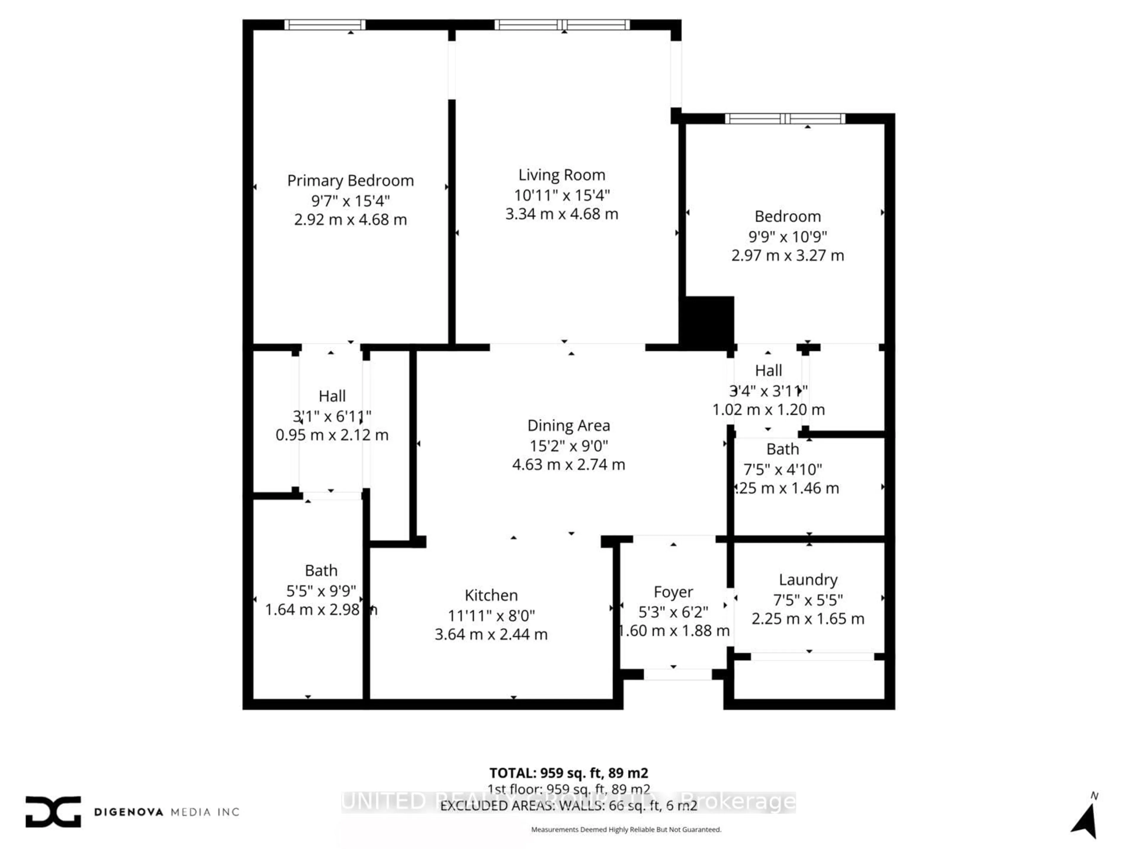Floor plan for 80 Burns Blvd #128, King Ontario L7B 0B3
