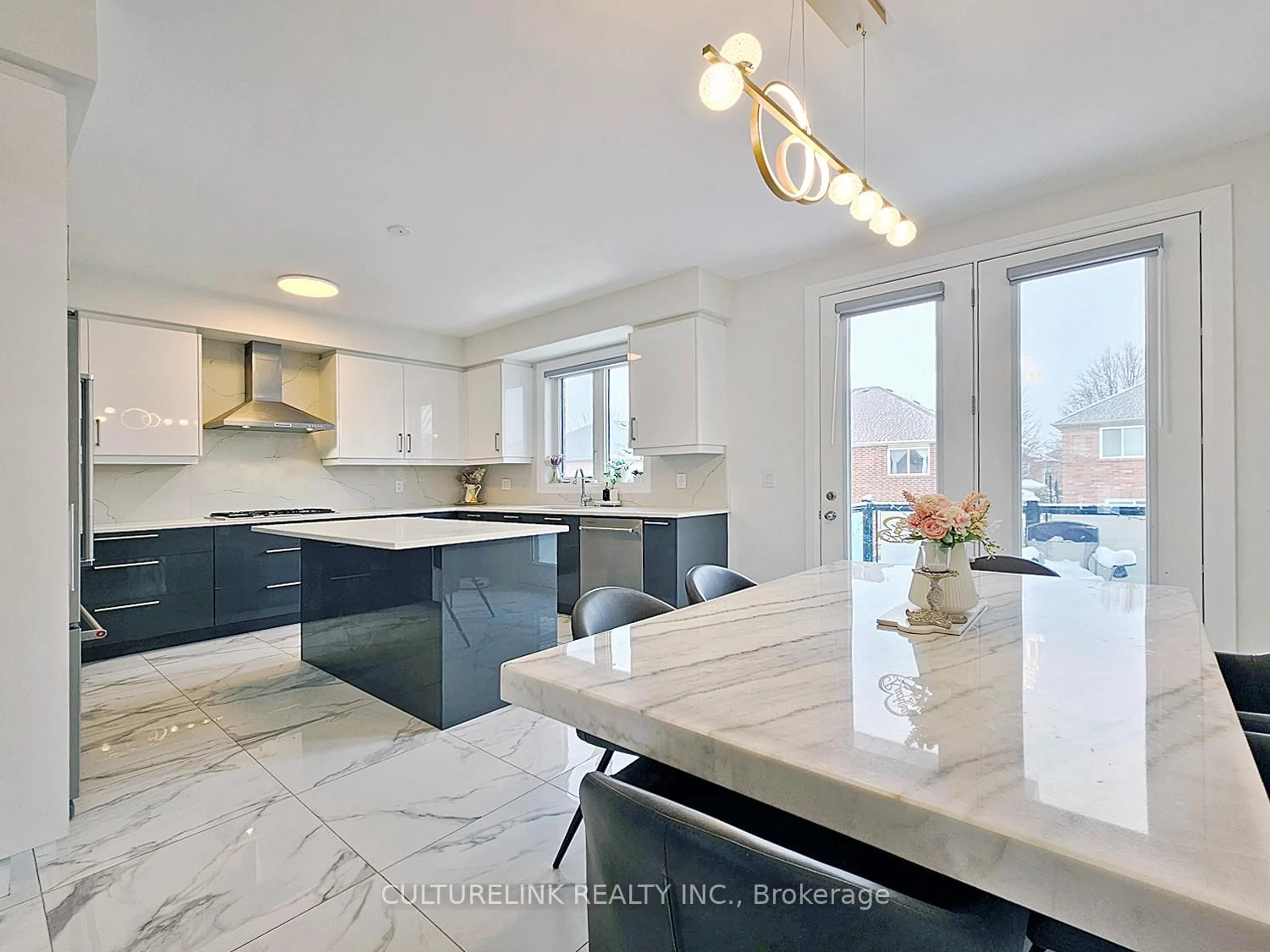 Contemporary kitchen, ceramic/tile floor for 551 New England Crt, Newmarket Ontario L3X 0M5