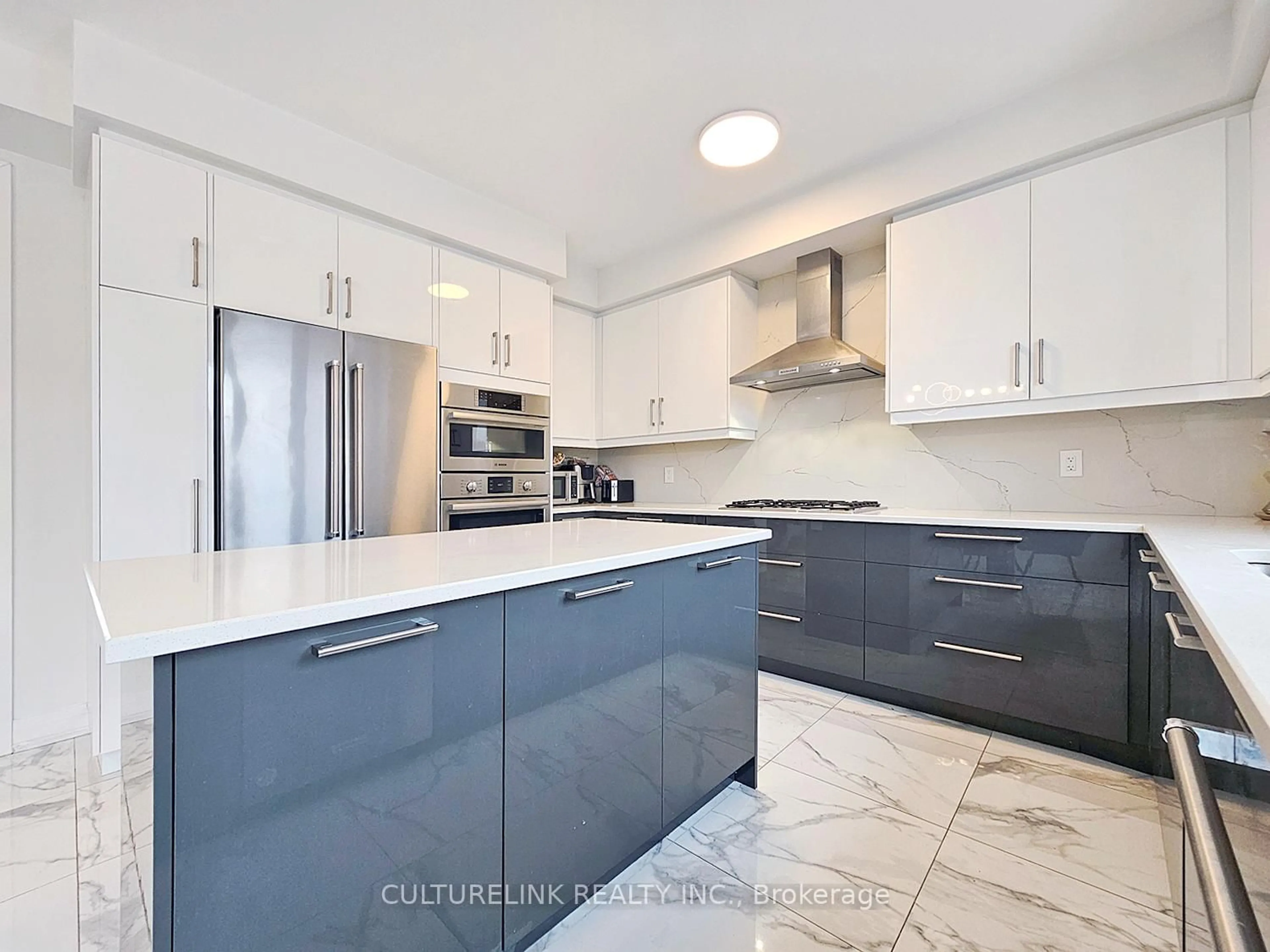 Contemporary kitchen, ceramic/tile floor for 551 New England Crt, Newmarket Ontario L3X 0M5