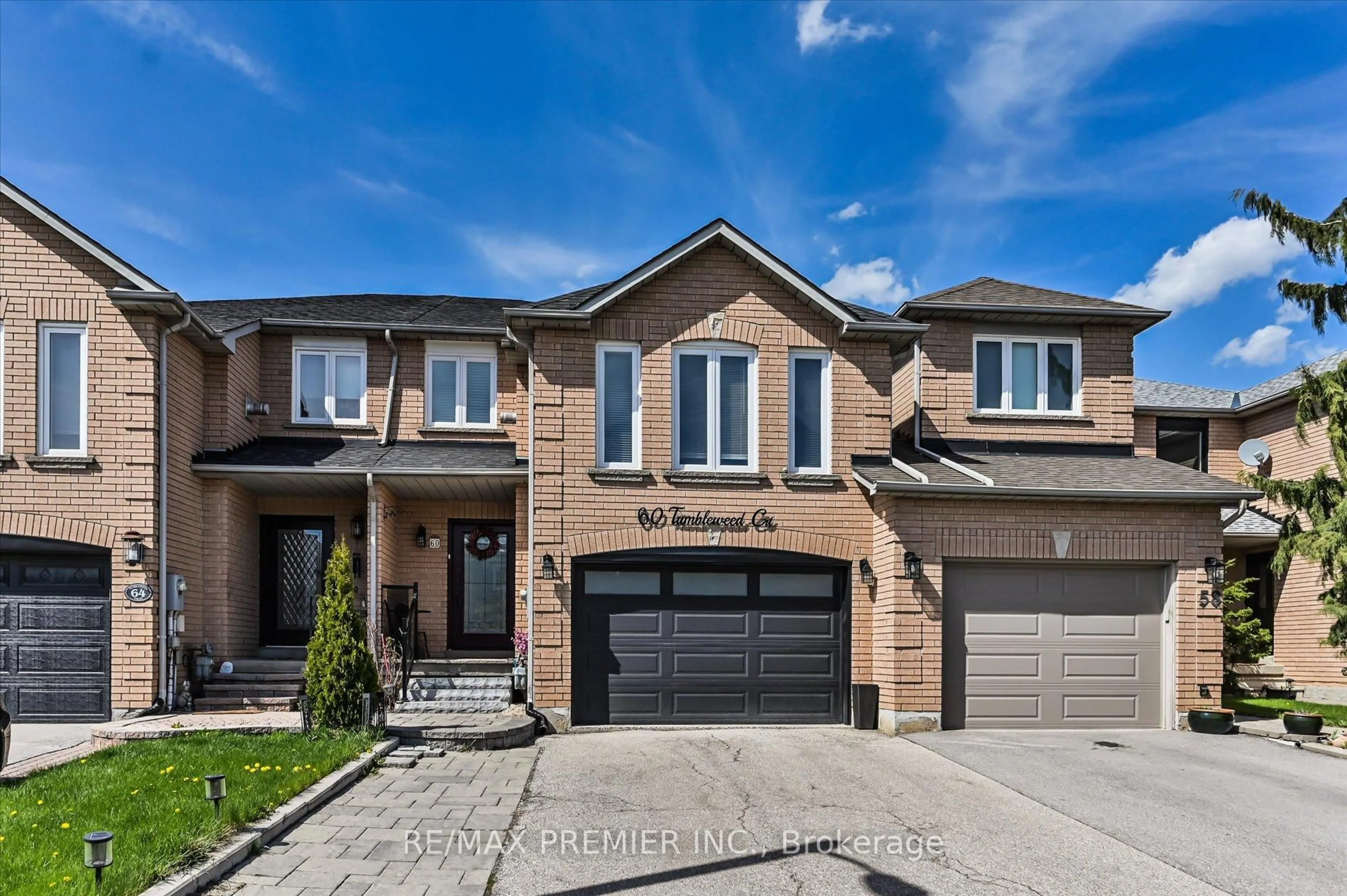 Home with brick exterior material, street for 60 Tumbleweed Crt, Vaughan Ontario L4L 8Y6