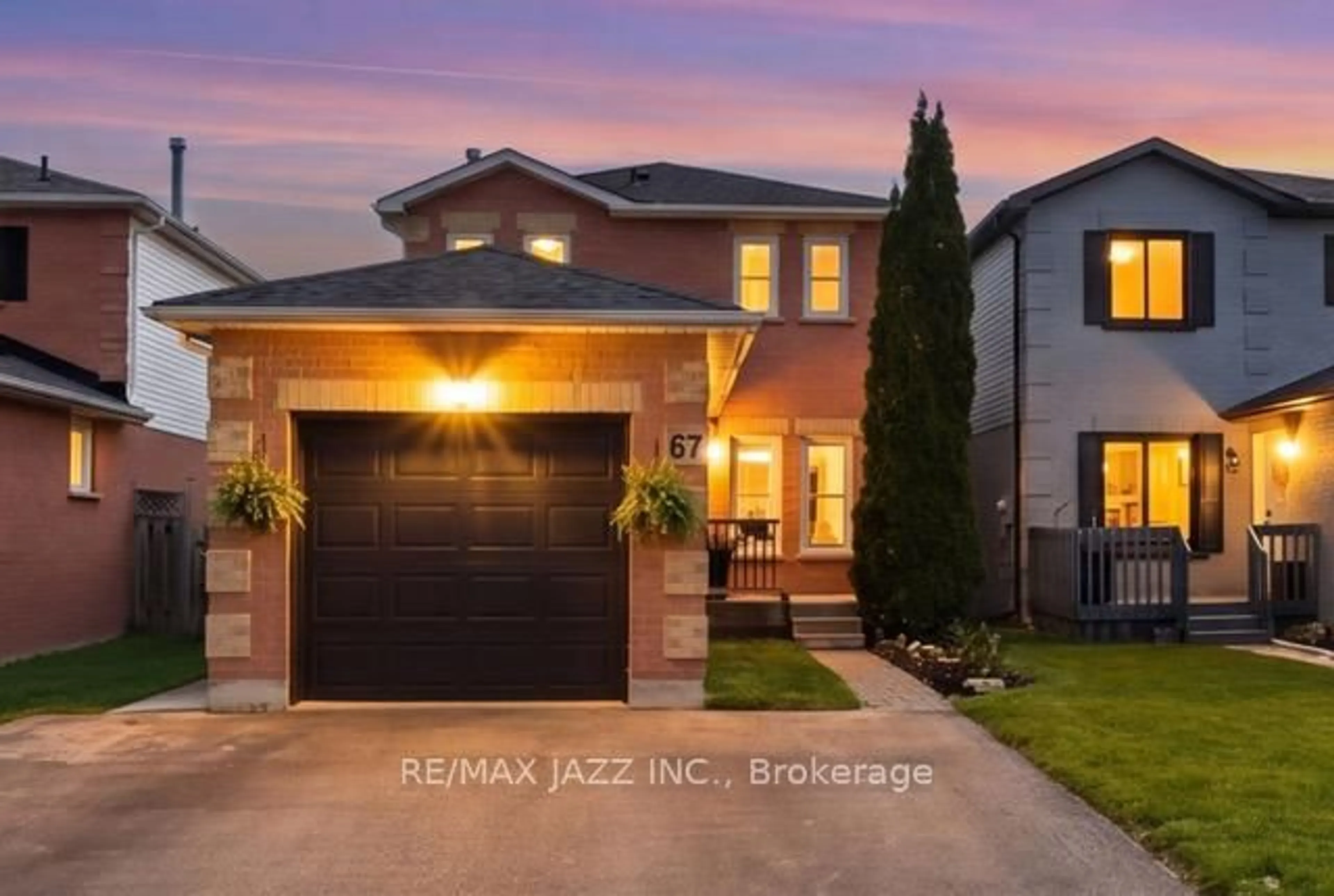 Home with brick exterior material, street for 67 McKnight Cres, New Tecumseth Ontario L0G 1W0