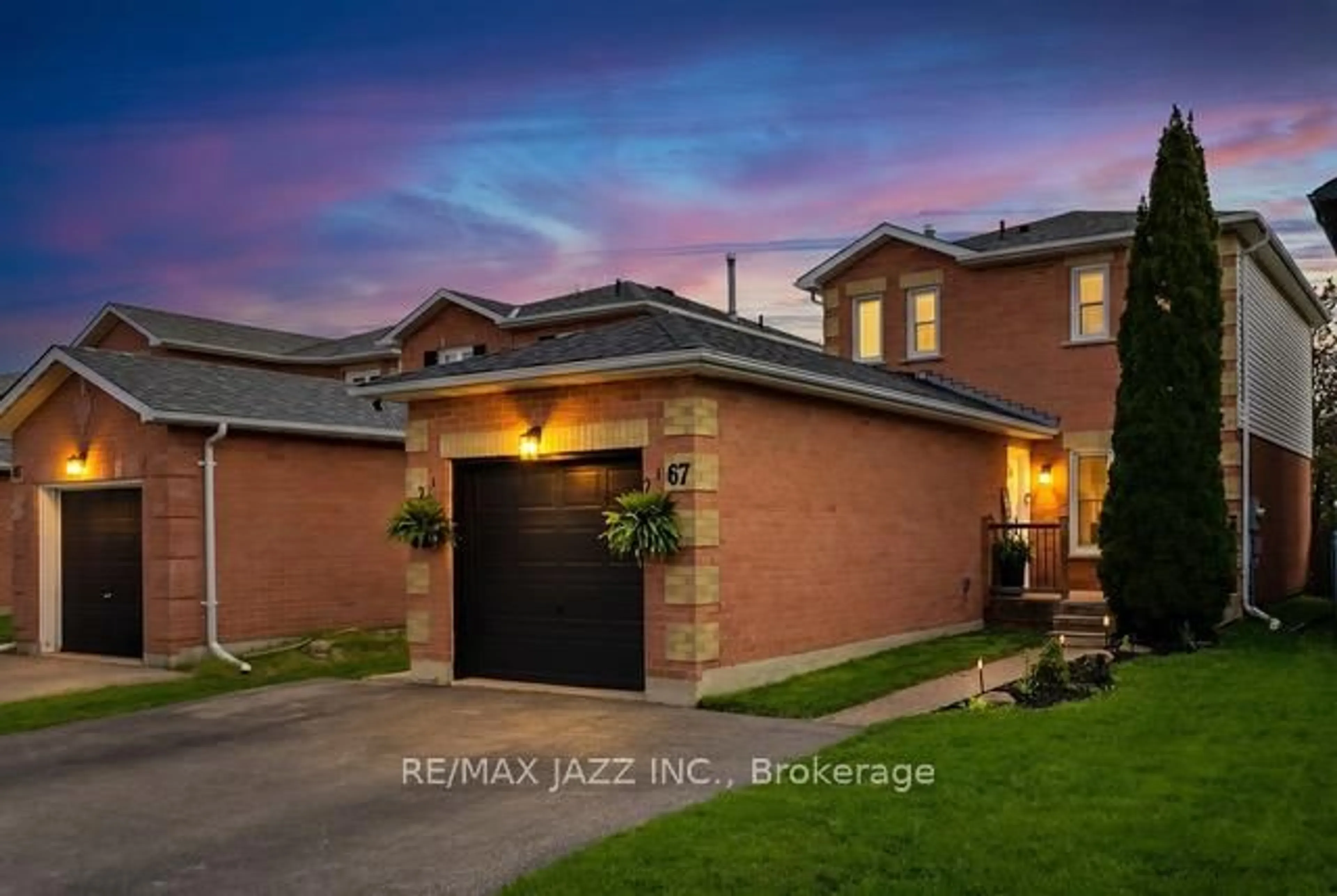 Home with brick exterior material, street for 67 McKnight Cres, New Tecumseth Ontario L0G 1W0