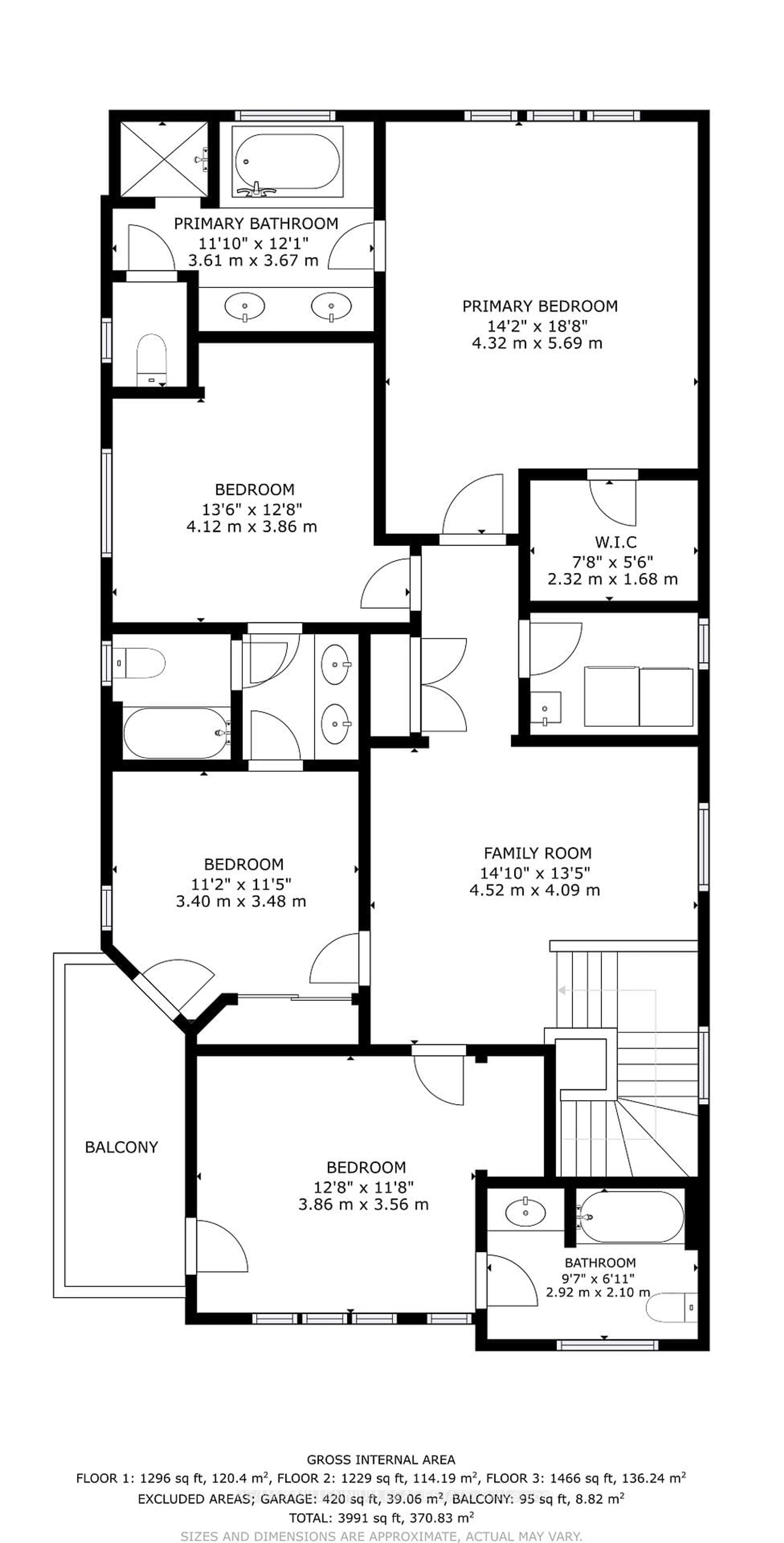 Floor plan for 8 Tomporowski Tr, New Tecumseth Ontario L9R 0T9
