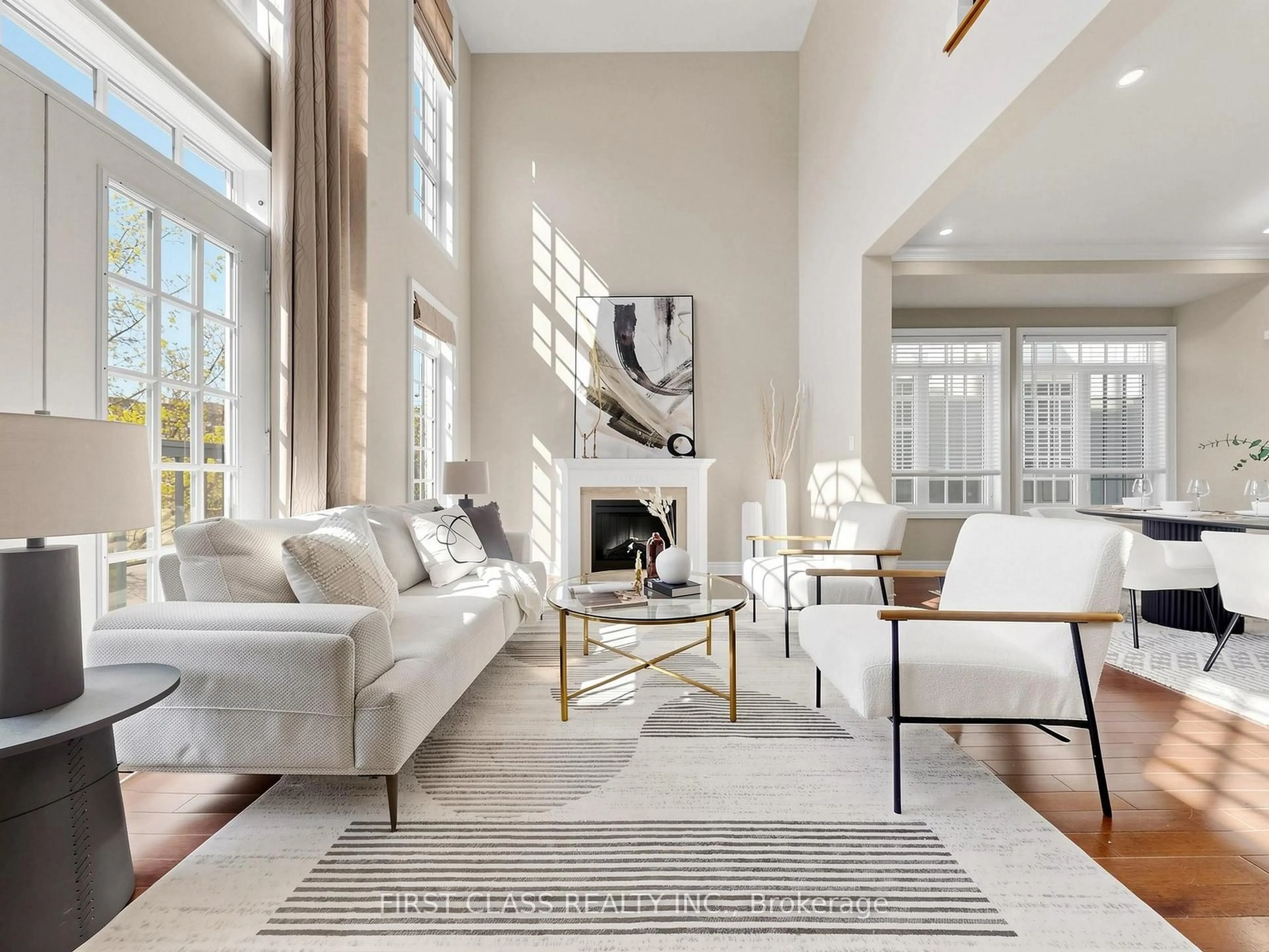 Living room with furniture, unknown for 40 Bonnycastle Rd, Markham Ontario L6G 0C4